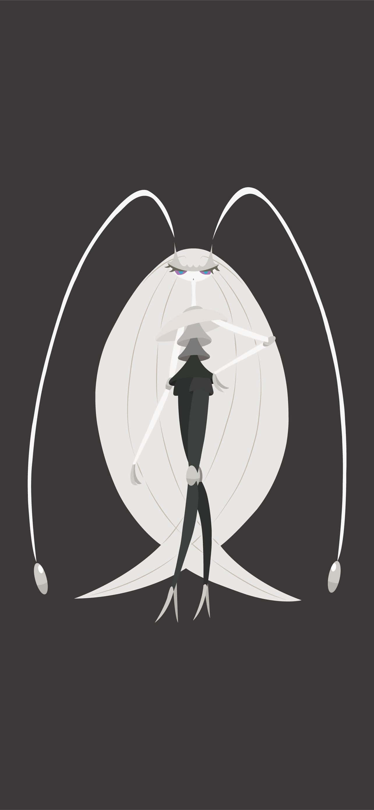 Pheromosa Sa Dark Gray Background Wallpaper