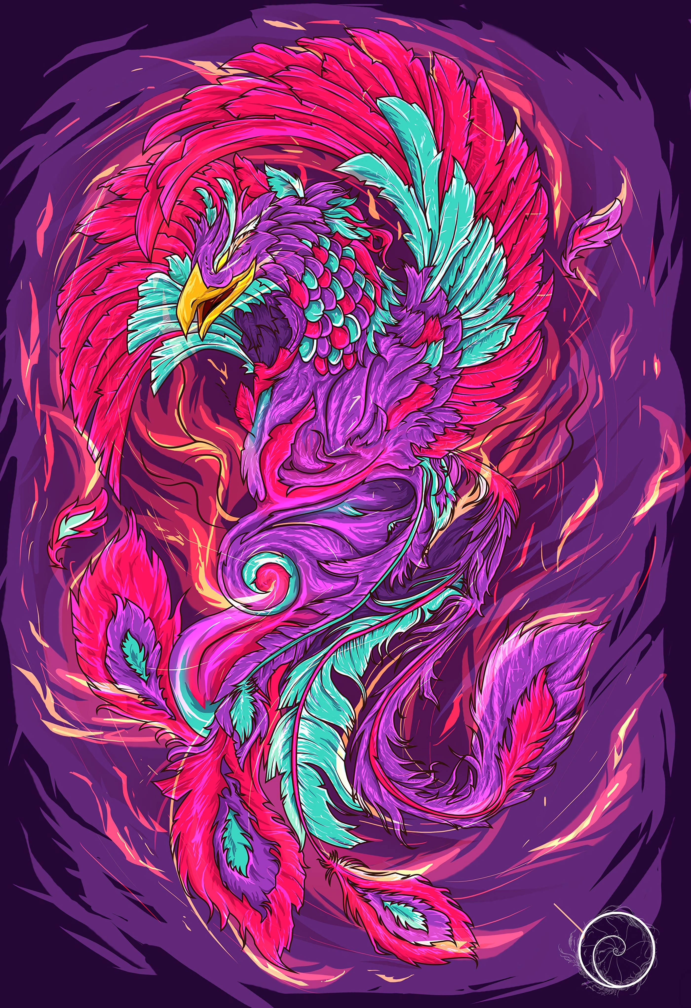 “Phoenix na Bumabangon mula sa Abo” Wallpaper