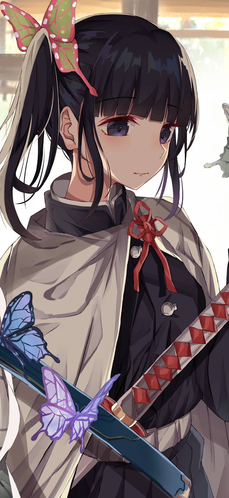 Phone Kanao ng Demon Slayer Wallpaper