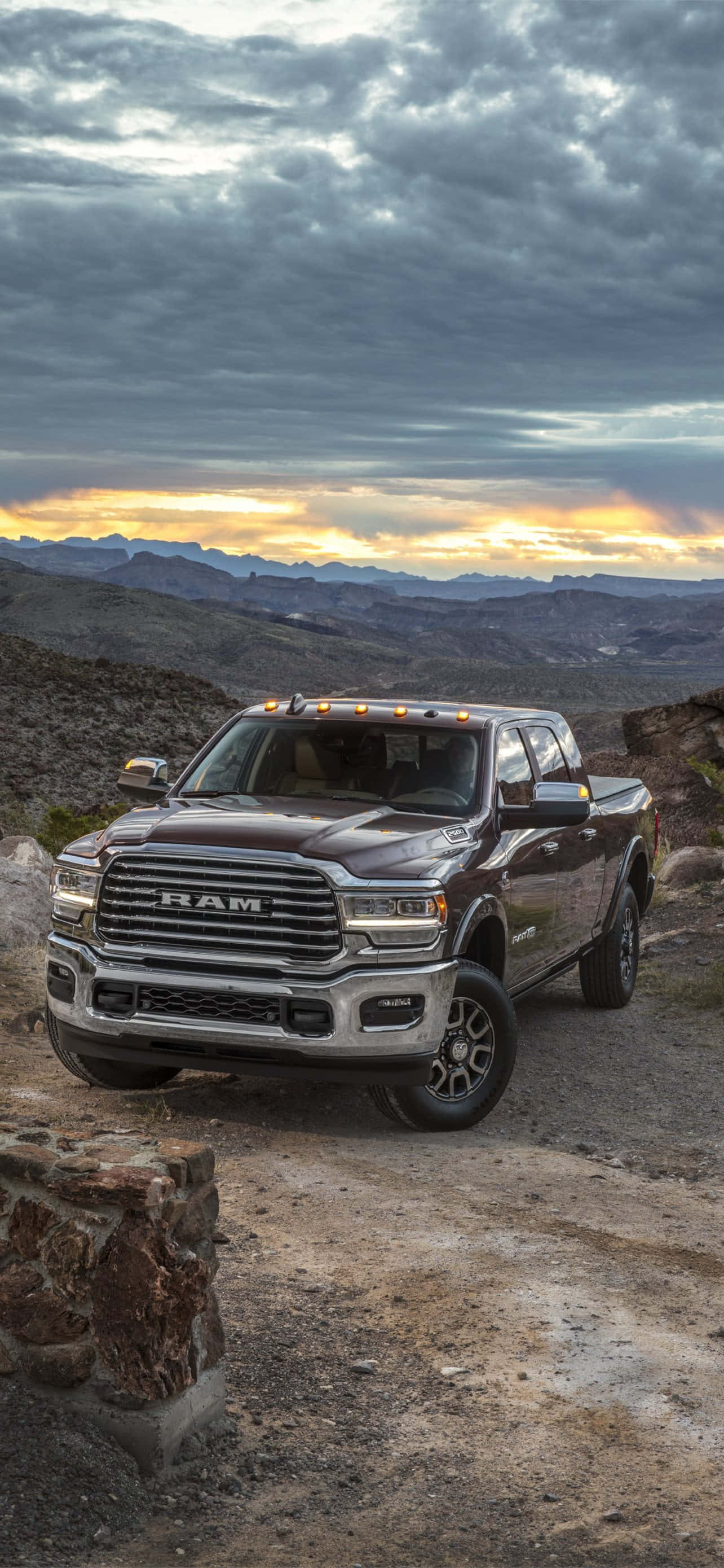 Pickup Truck Silver 2500 RAM Photography Wallpaper