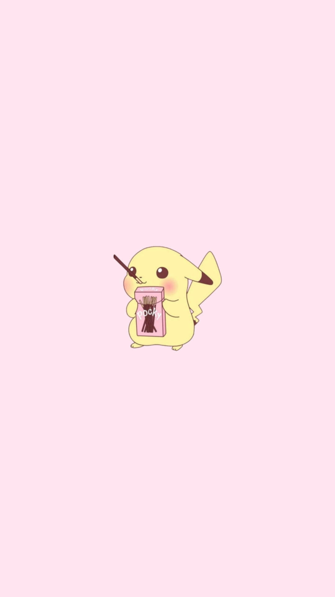 Pika Pocky Malambot na Estetiko Wallpaper