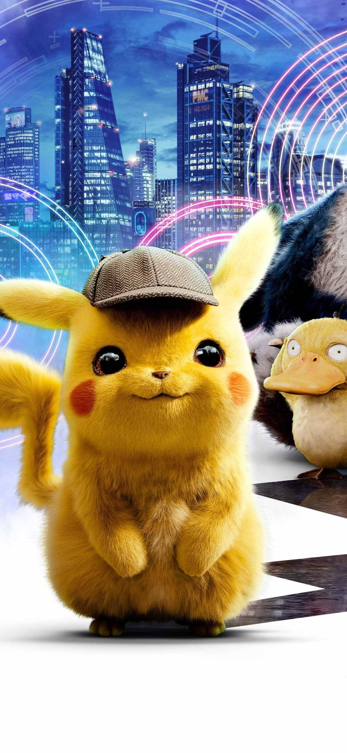 Pikachu at Psyduck Wallpaper