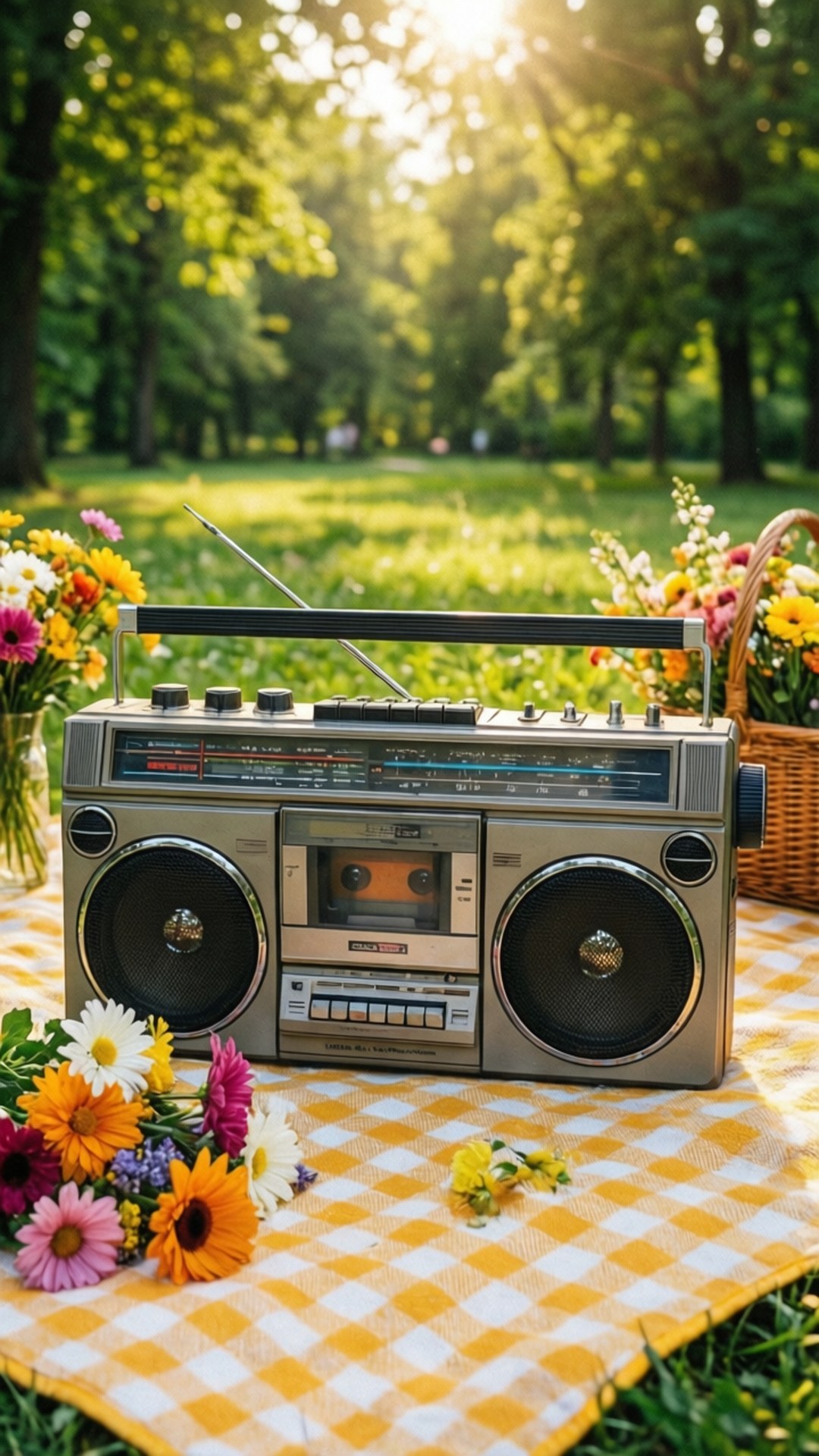 Piknik na Boombox Wallpaper
