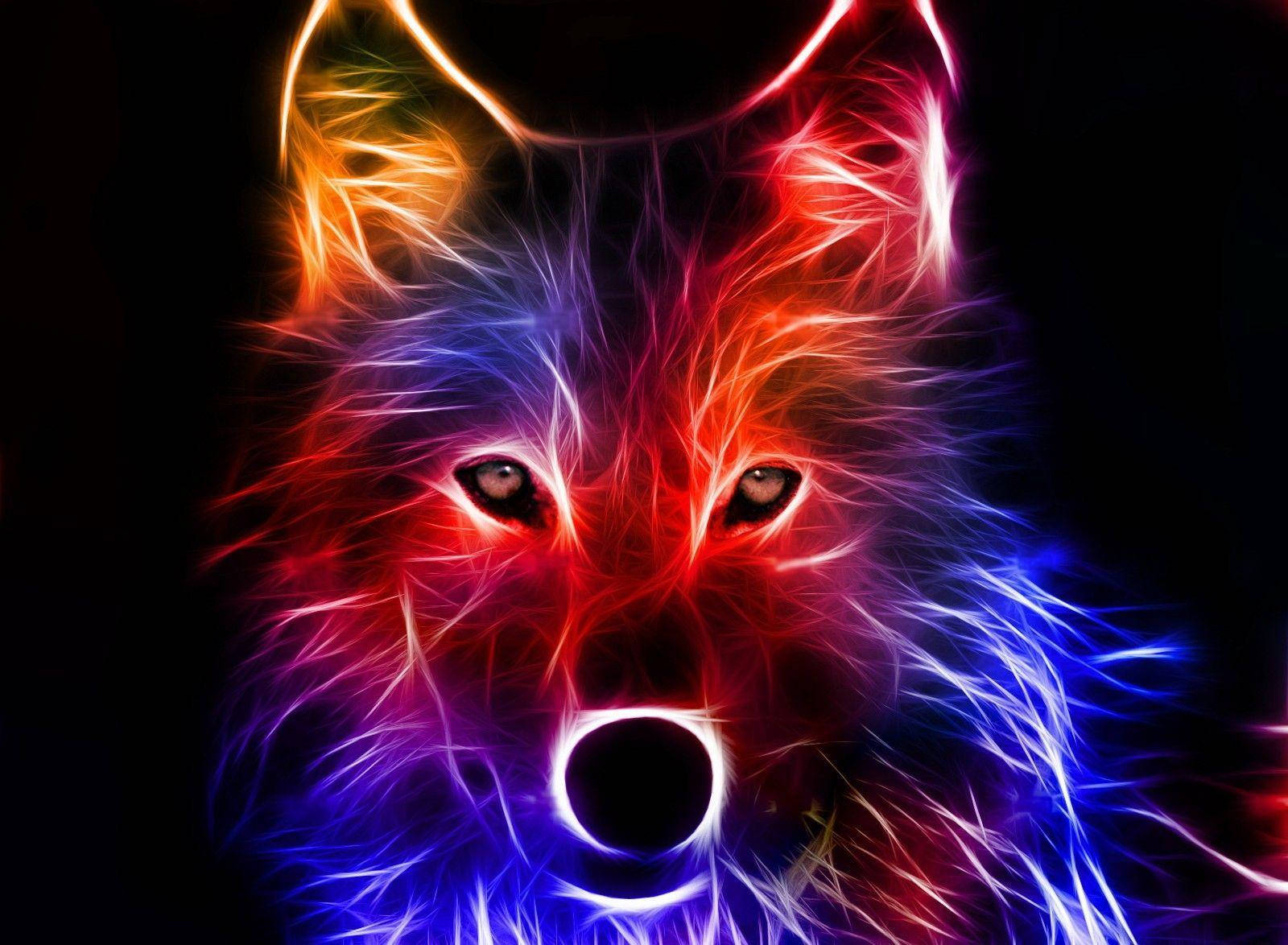 Pinakamagandang Cool na Makinang na Fox Wallpaper