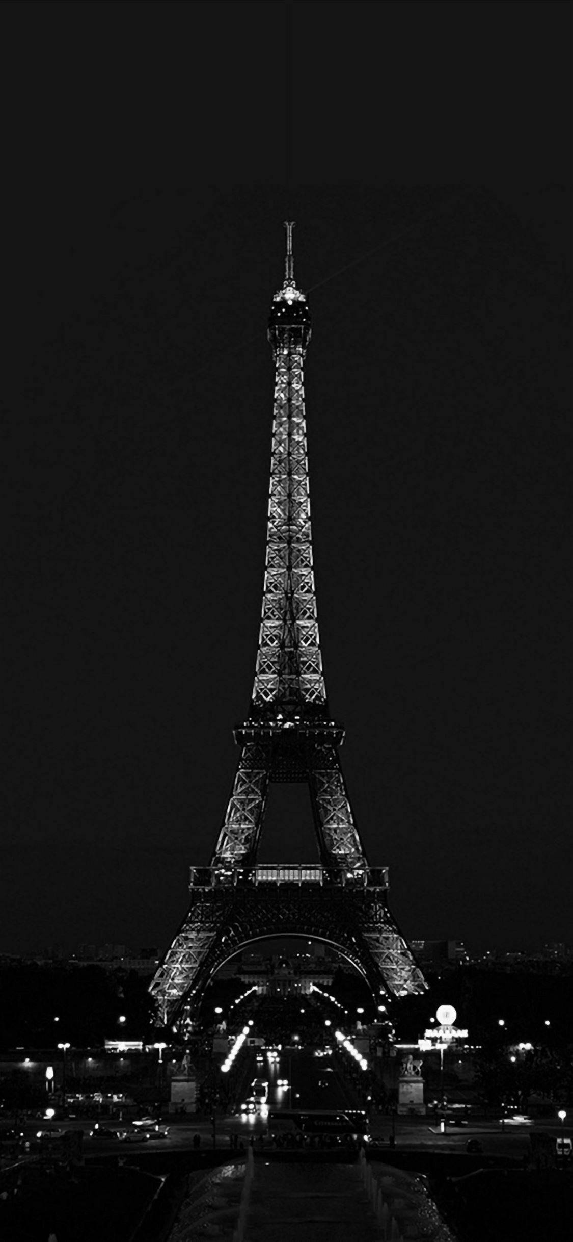 Pinakamagandang Dark iPhone Paris Wallpaper