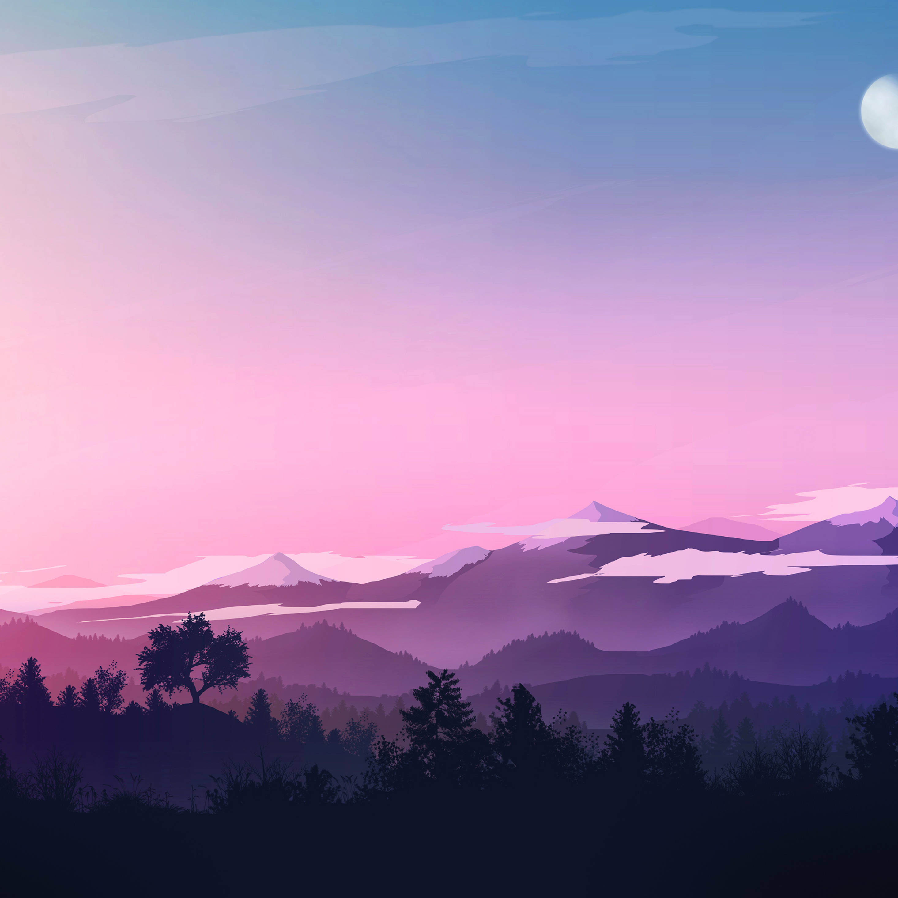 Pinakamagandang Tanawin ng Bundok para sa iPad Wallpaper