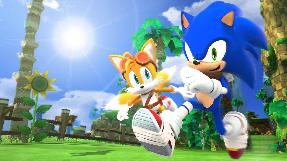 Pinakamatalik na Magkaibigan, Sina Sonic At Tails Wallpaper