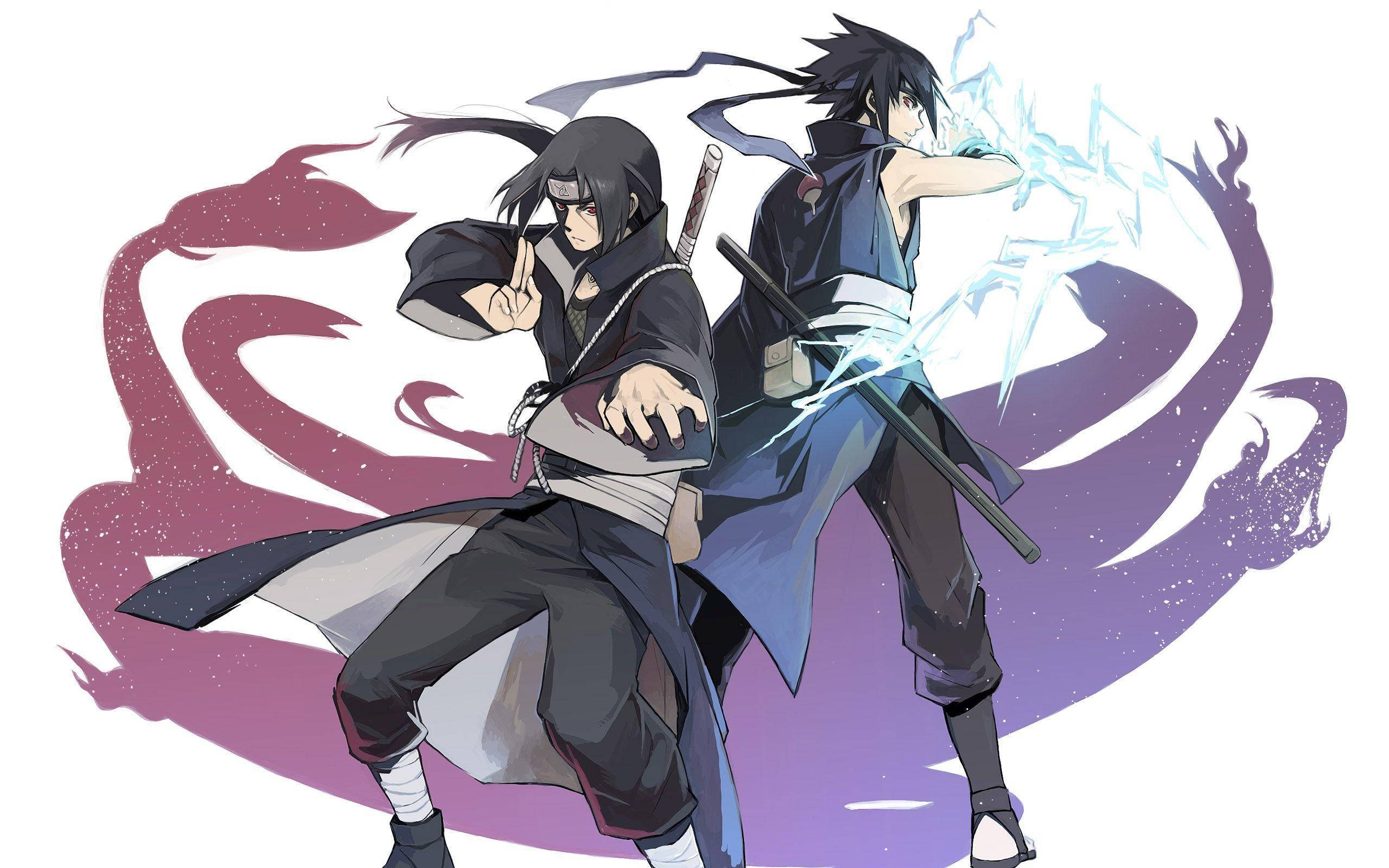 Pinakawalan ni Sasuke ang Chidori Wallpaper