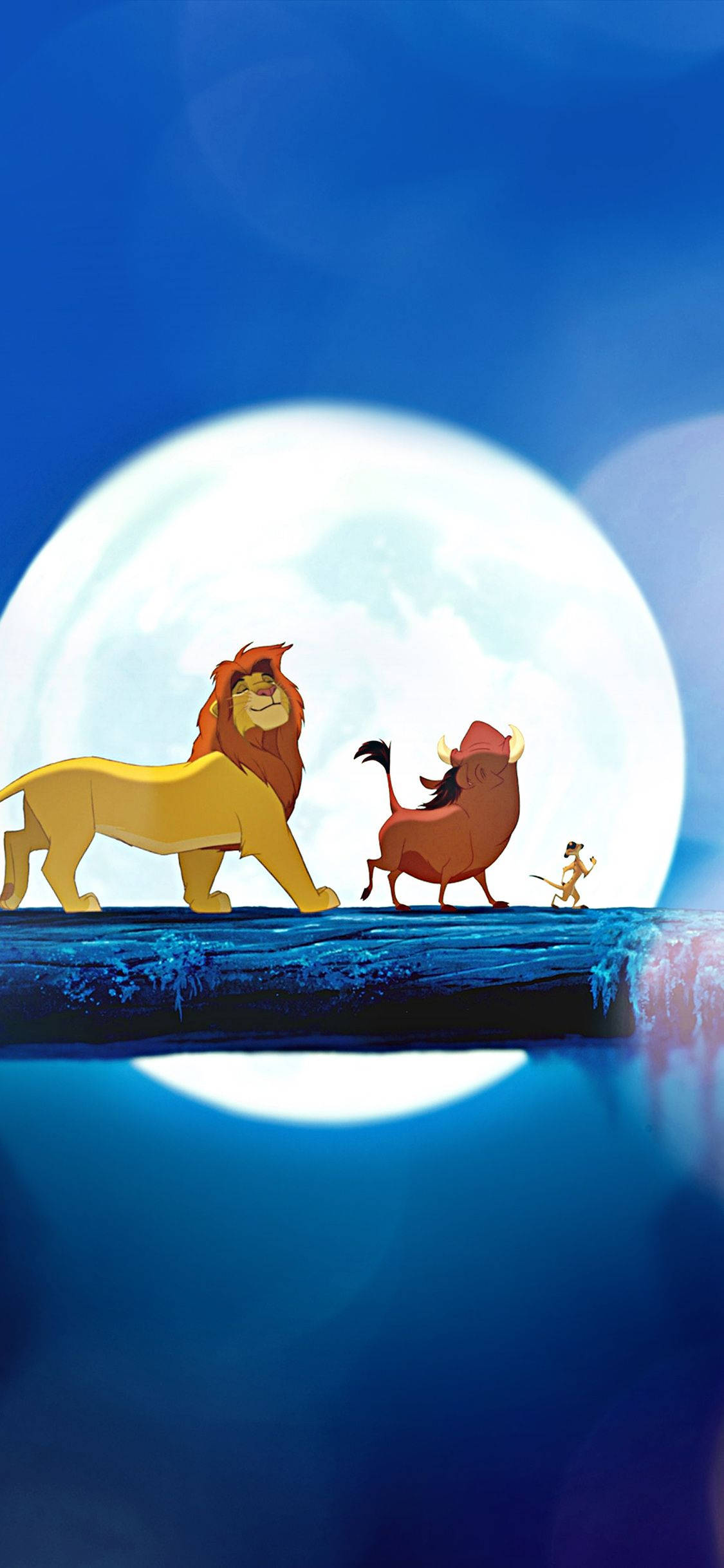 Pinapanood ni Simba ang Pagsikat ng Araw sa Savannah Wallpaper
