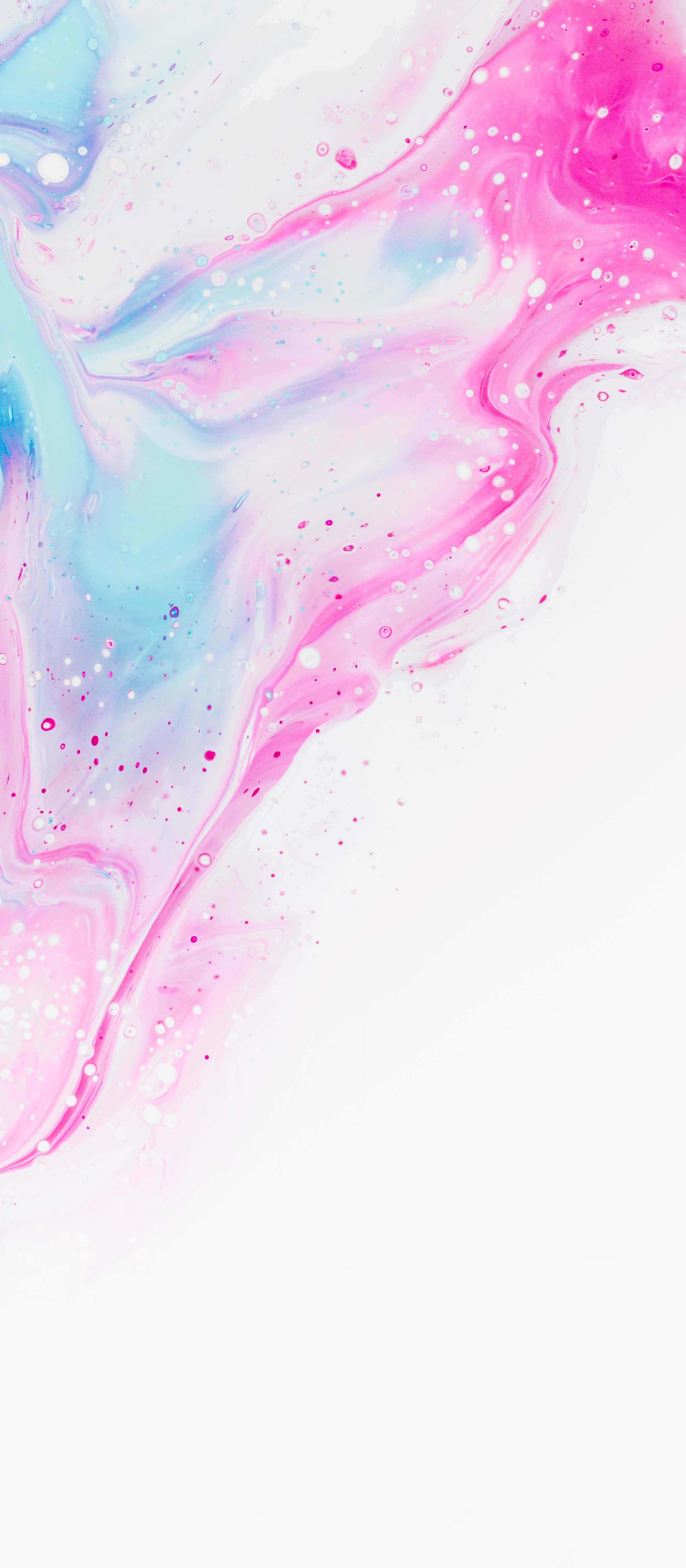 Pink And Blue iPhone X Marble Background Wallpaper
