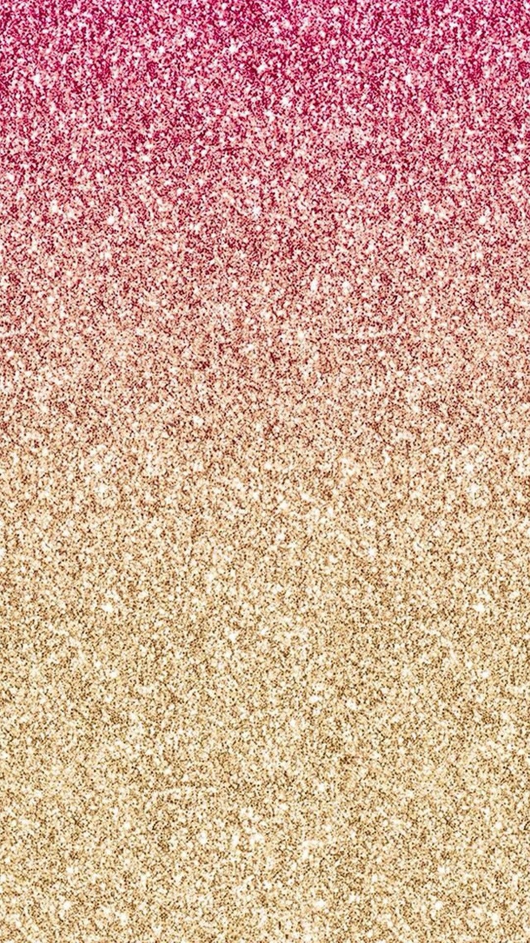 Pink Glitters para sa Cute na Pambabaeng Telepono Wallpaper