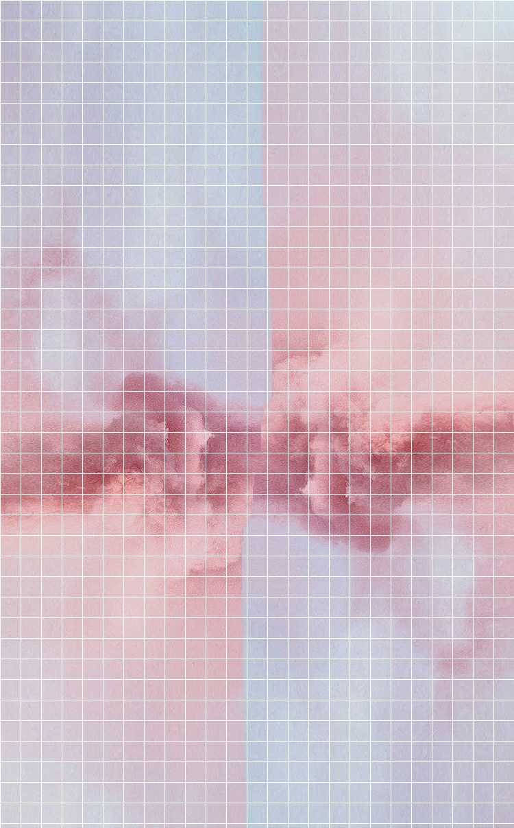Pink Smoke na May Particles Grid Aesthetic Wallpaper
