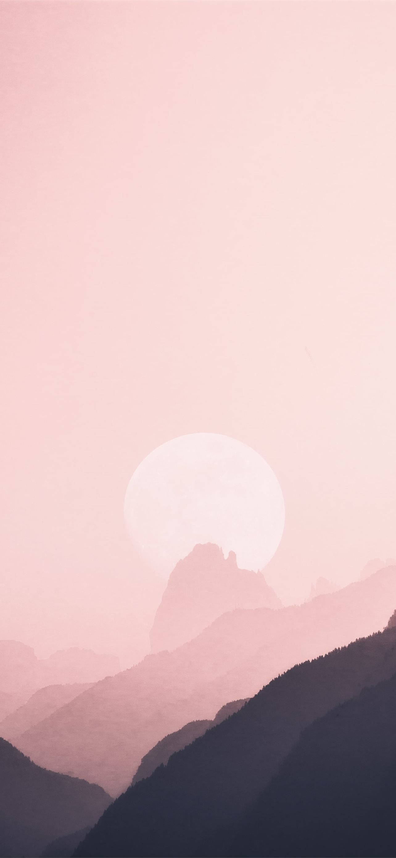 Pink Sunset Aesthetic iPhone Xr Wallpaper