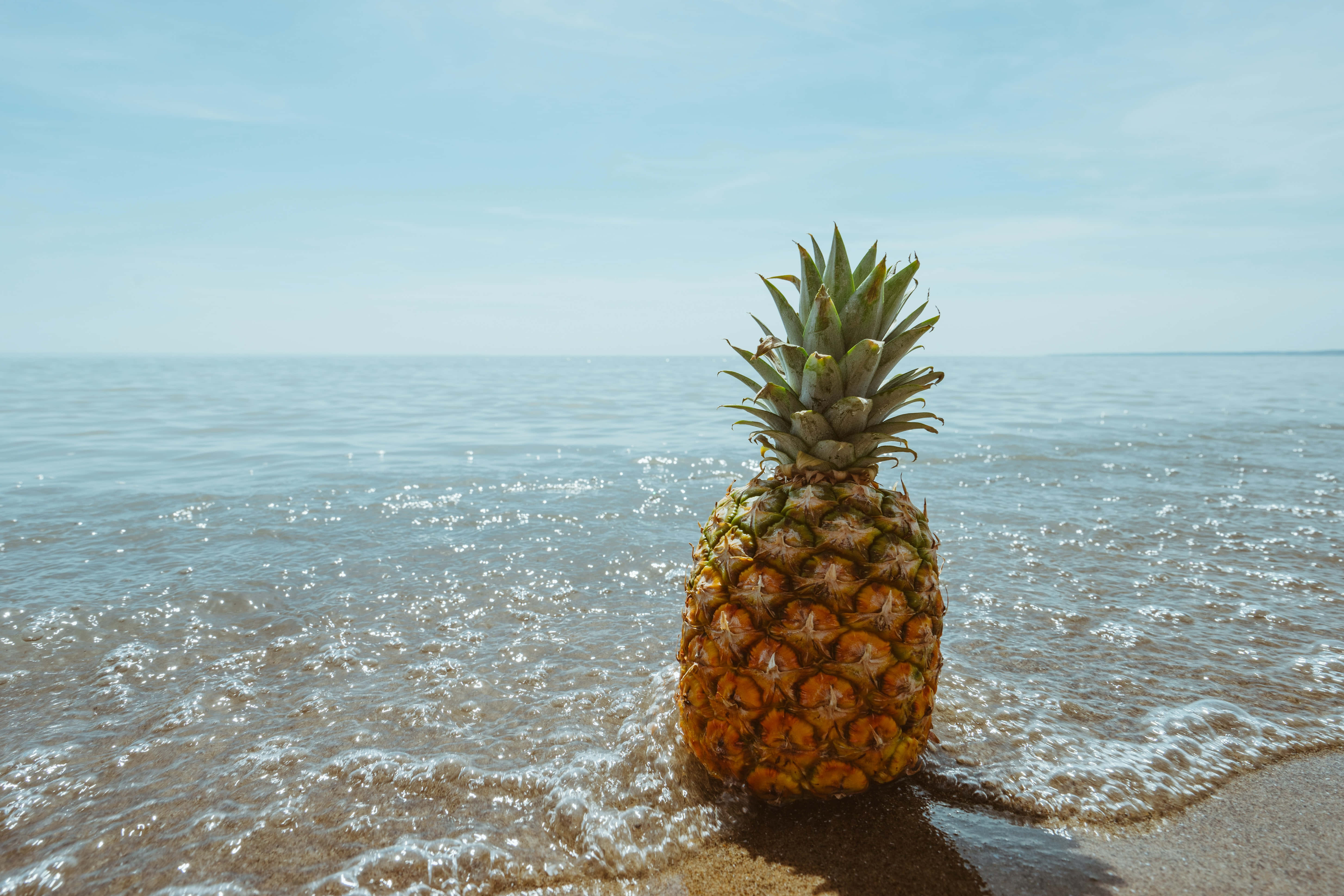 pinya sa beach Wallpaper