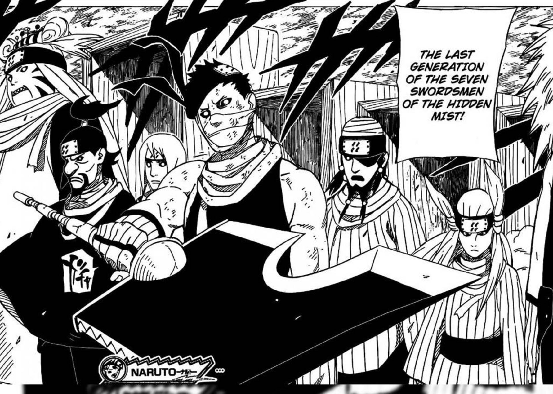 Pitong Mandirigma ng Hamog na Manga Panel Wallpaper