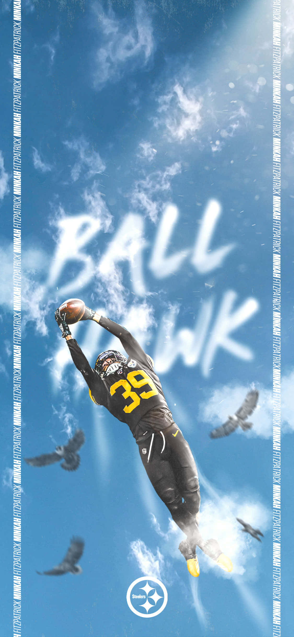 Pittsburgh Steelers Nagdiriwang ng Touchdown Wallpaper