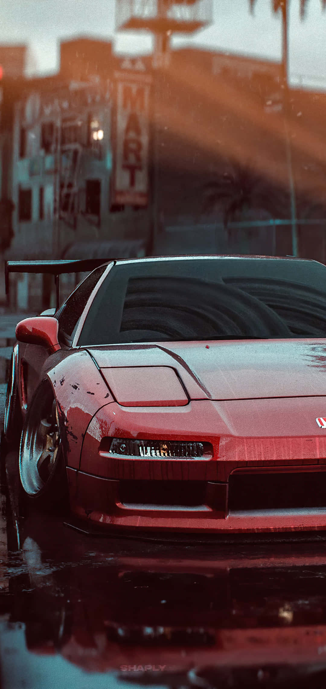 Pixel 3 Need For Speed Background Red Ferrari Wallpaper