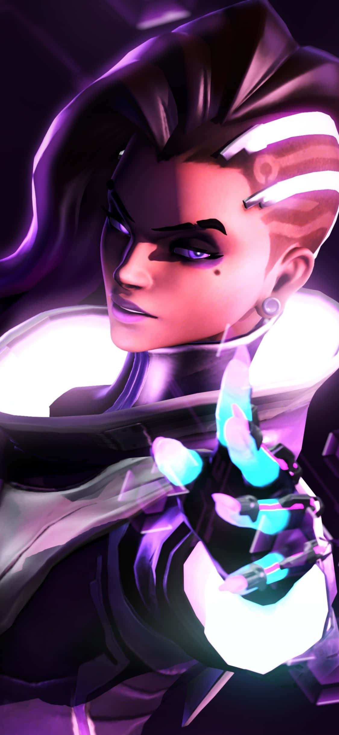 Pixel 3 Overwatch Background Sombra Wallpaper