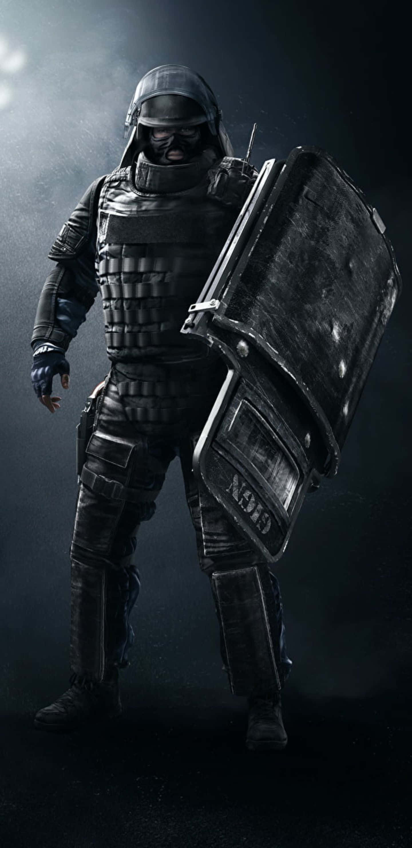 Pixel 3xl na may Rainbow Six Siege Mobile Game Wallpaper