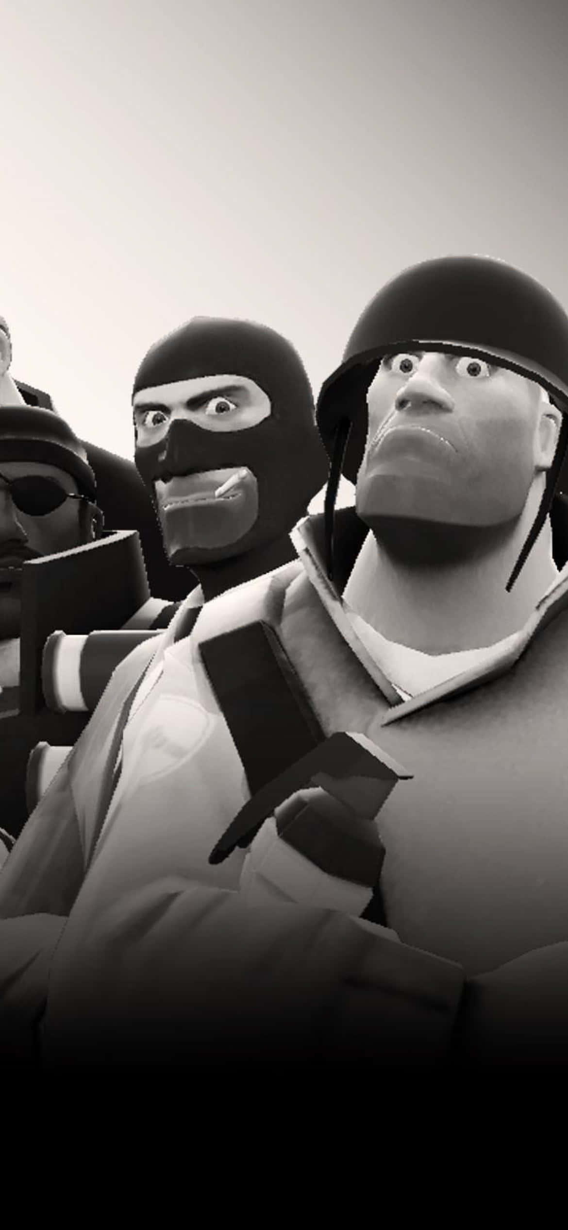 Pixel 3xl Team Fortress 2 Background Spy & Soldier Wallpaper