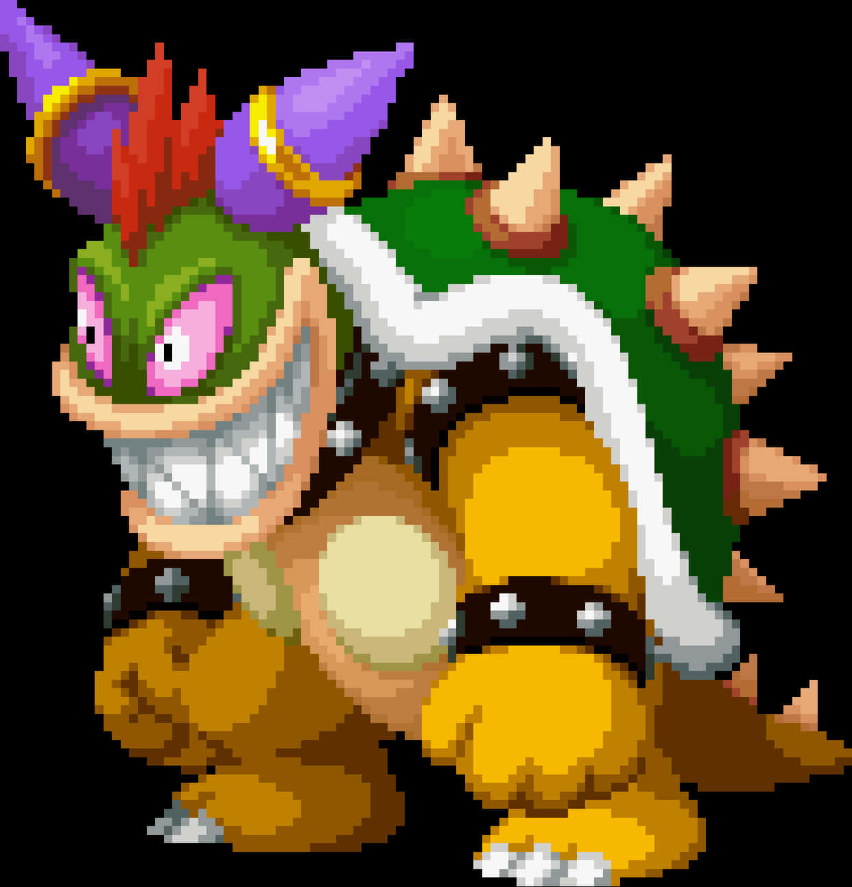 Pixel Art na Bowser Wallpaper