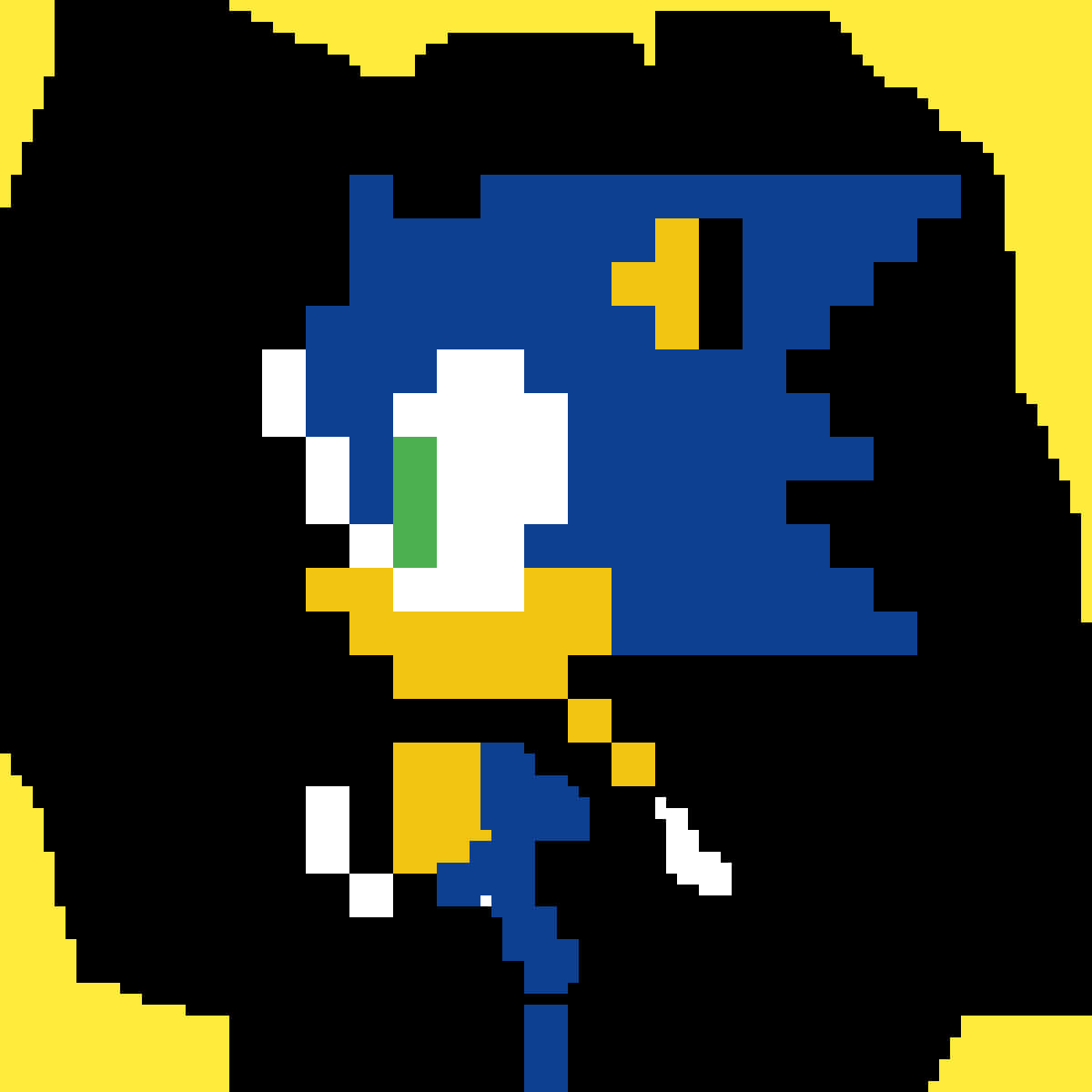 Pixeladong Profile ni Sonic Wallpaper
