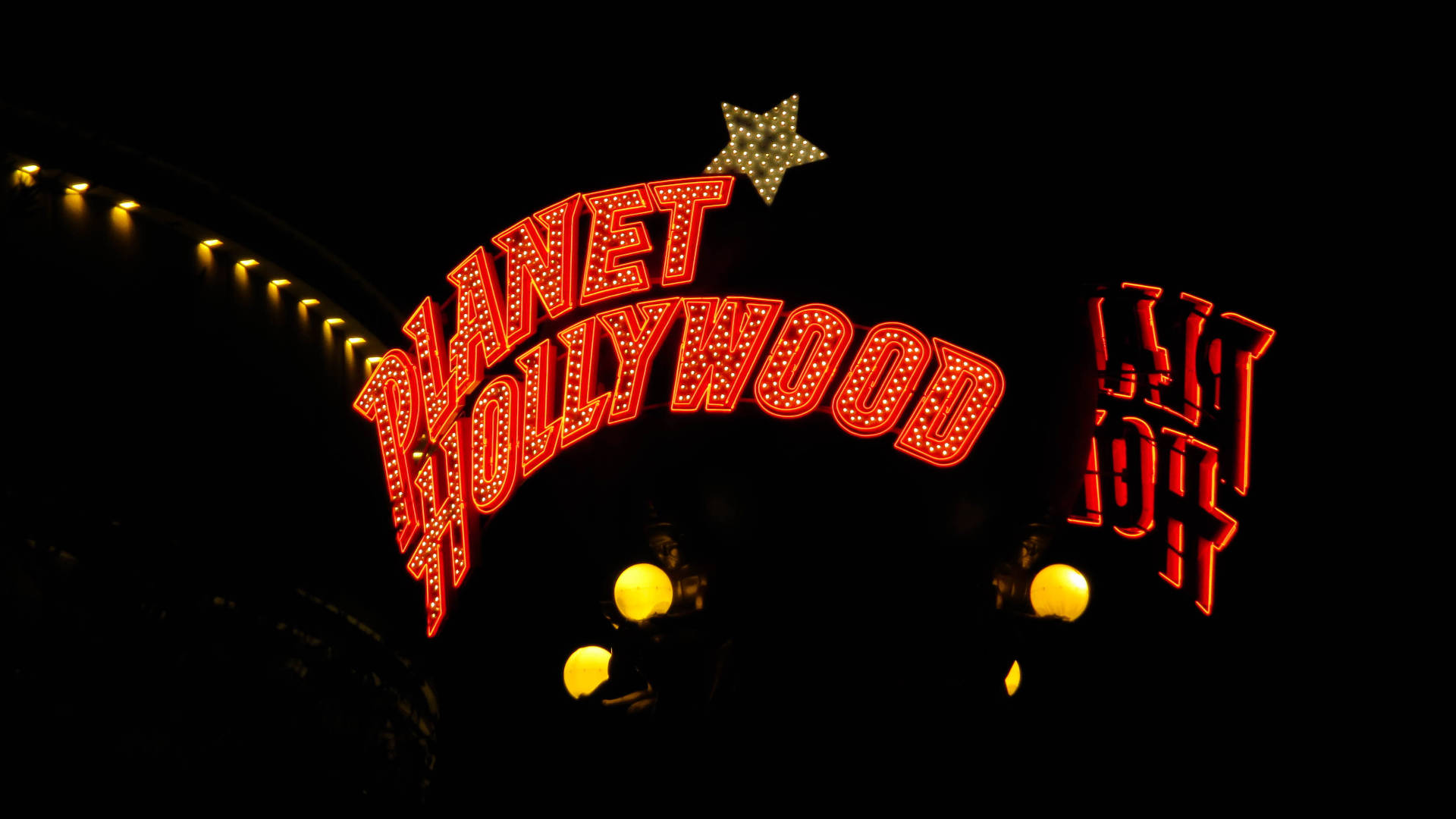 Signage ng Planet Hollywood Wallpaper