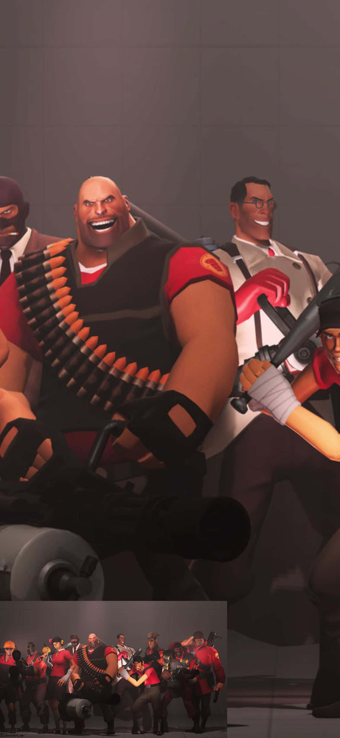 Maglaro ng Team Fortress 2 sa iyong iPhone XS Wallpaper