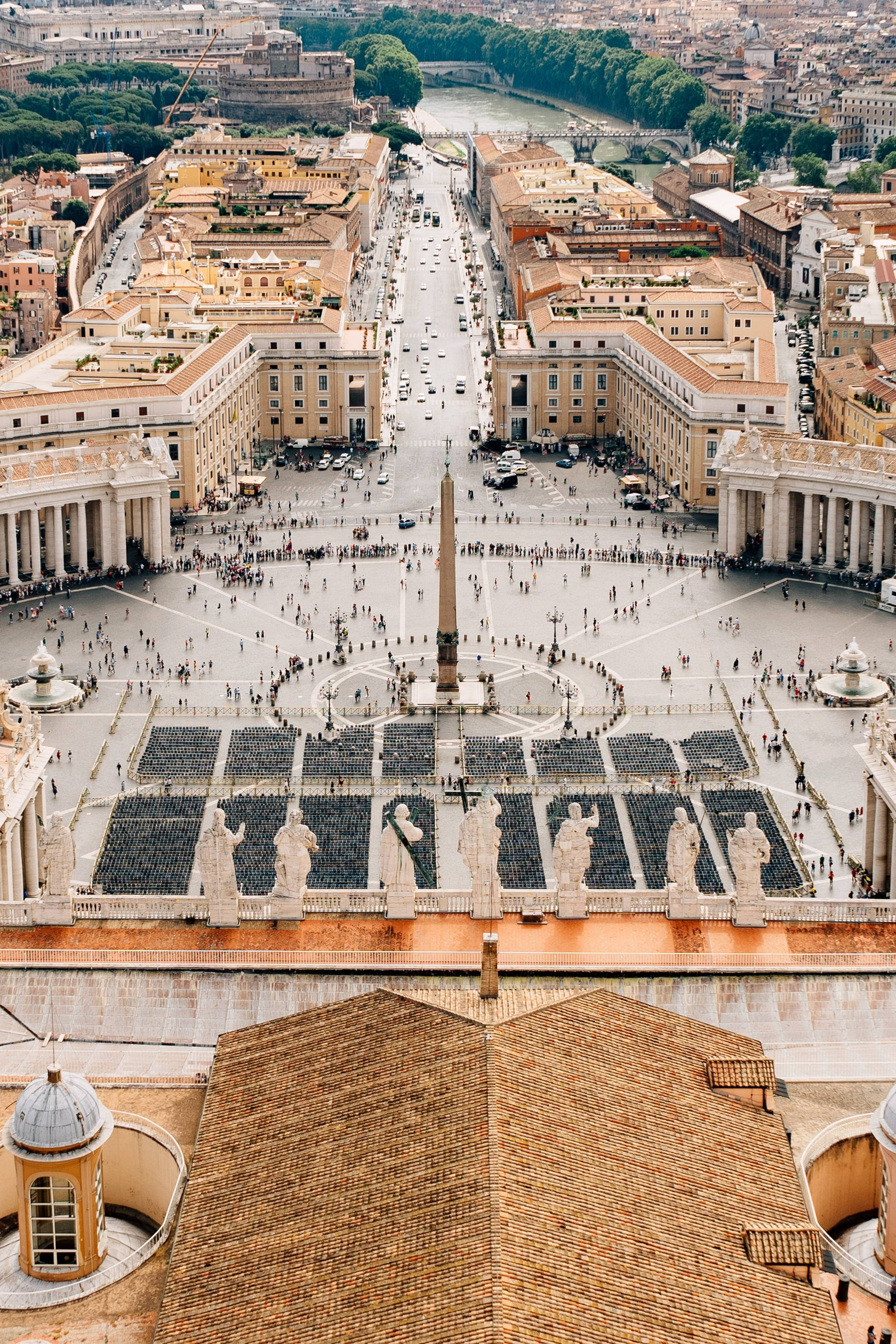 Plaza ni San Pedro sa Vatican Wallpaper