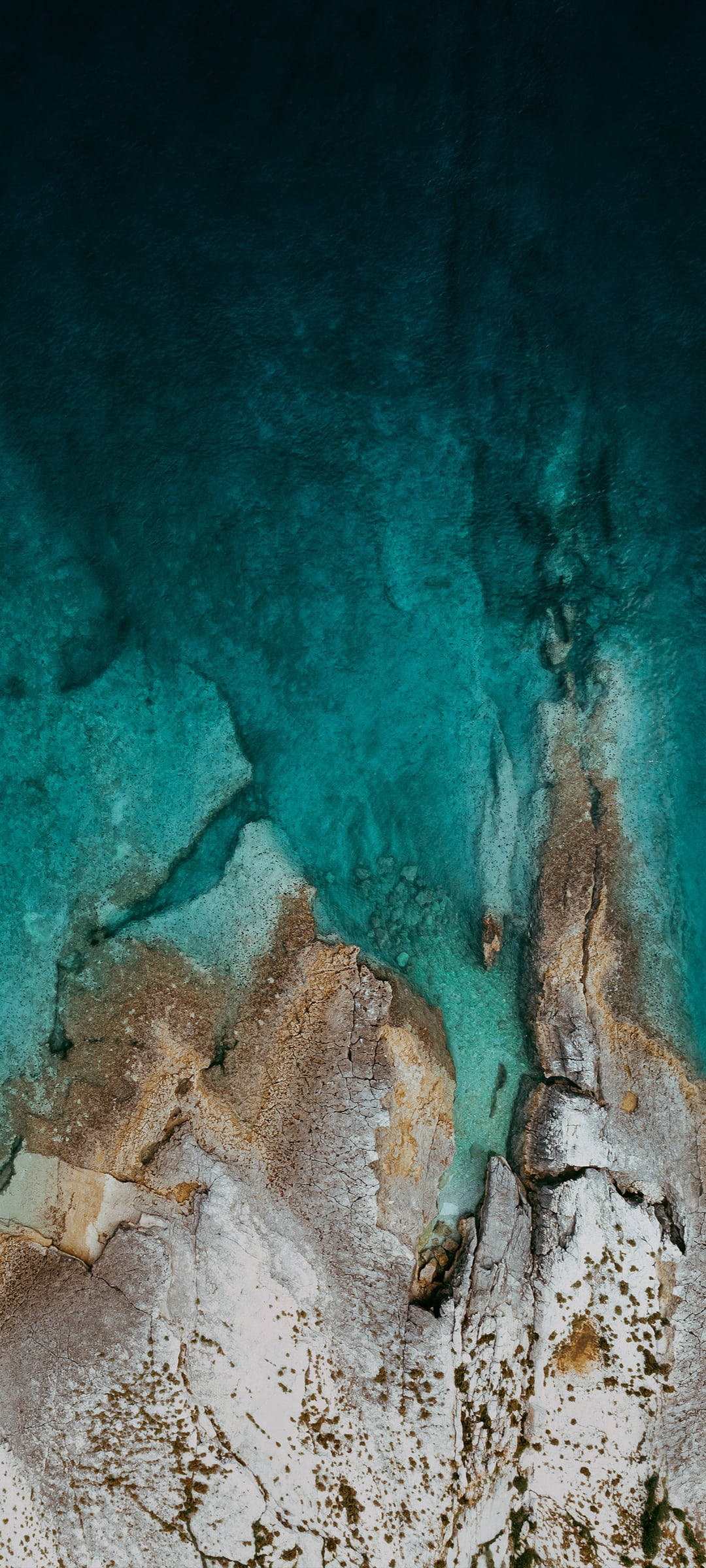 POCO X2 Aerial View ng Karagatan Wallpaper