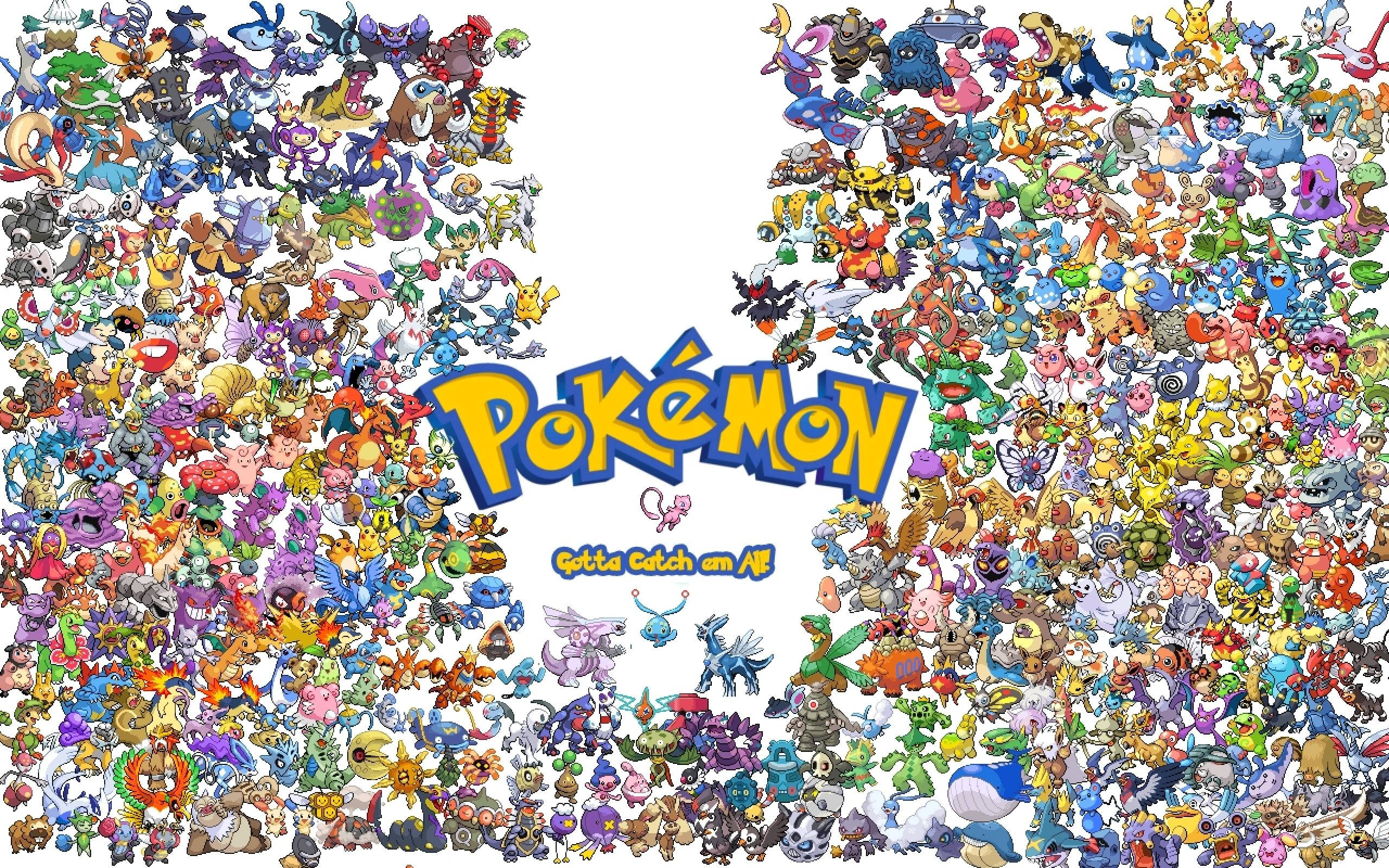 Mga Pokémon Characters Wallpaper