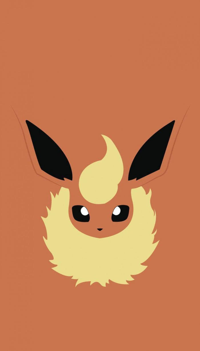 Pokemon Flareon Mukha Harapan Wallpaper