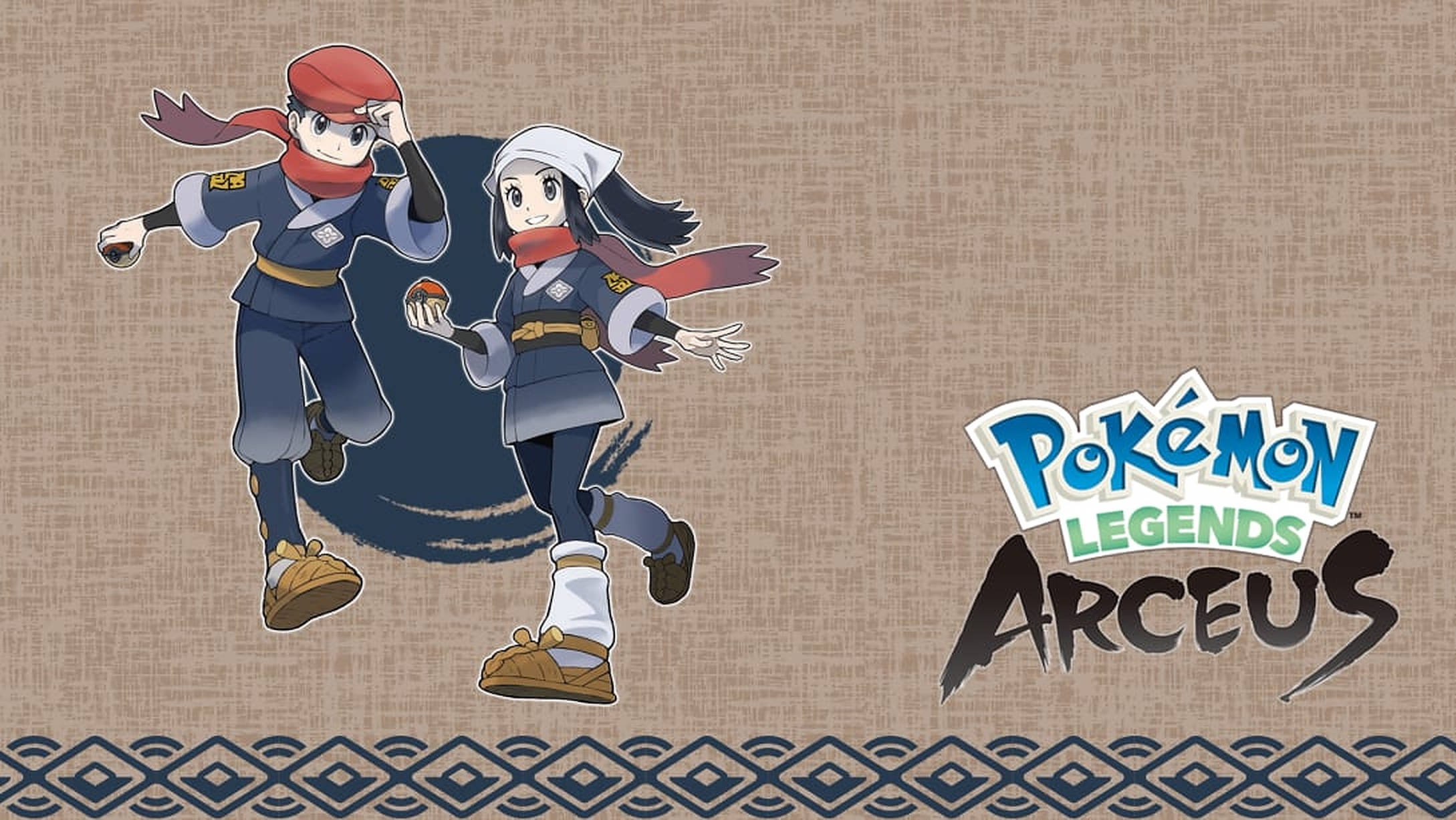 Pokemon Legends Arceus Akari at Rei Wallpaper