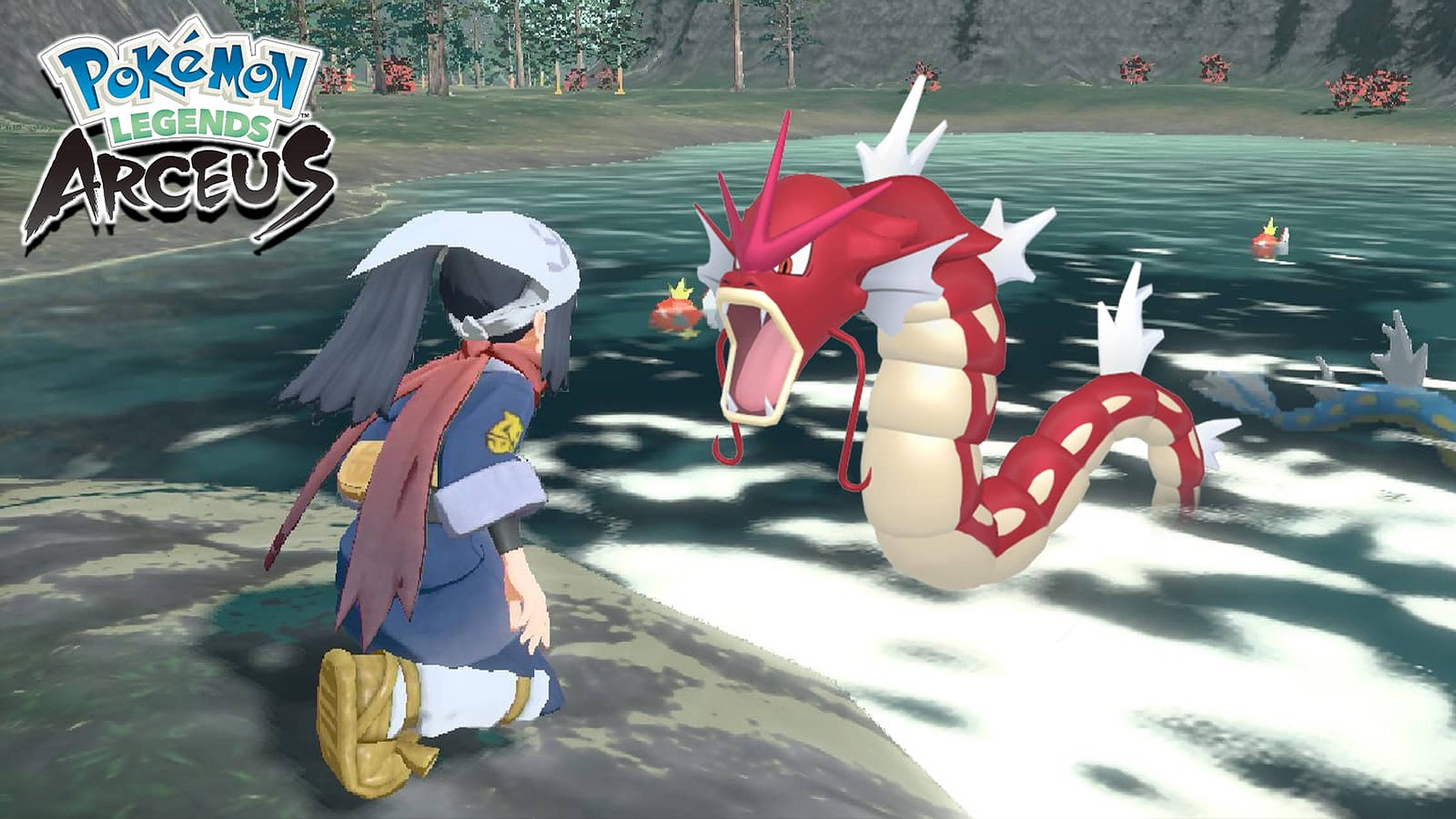 Pokemon Legends Arceus Pulang Gyarados Wallpaper
