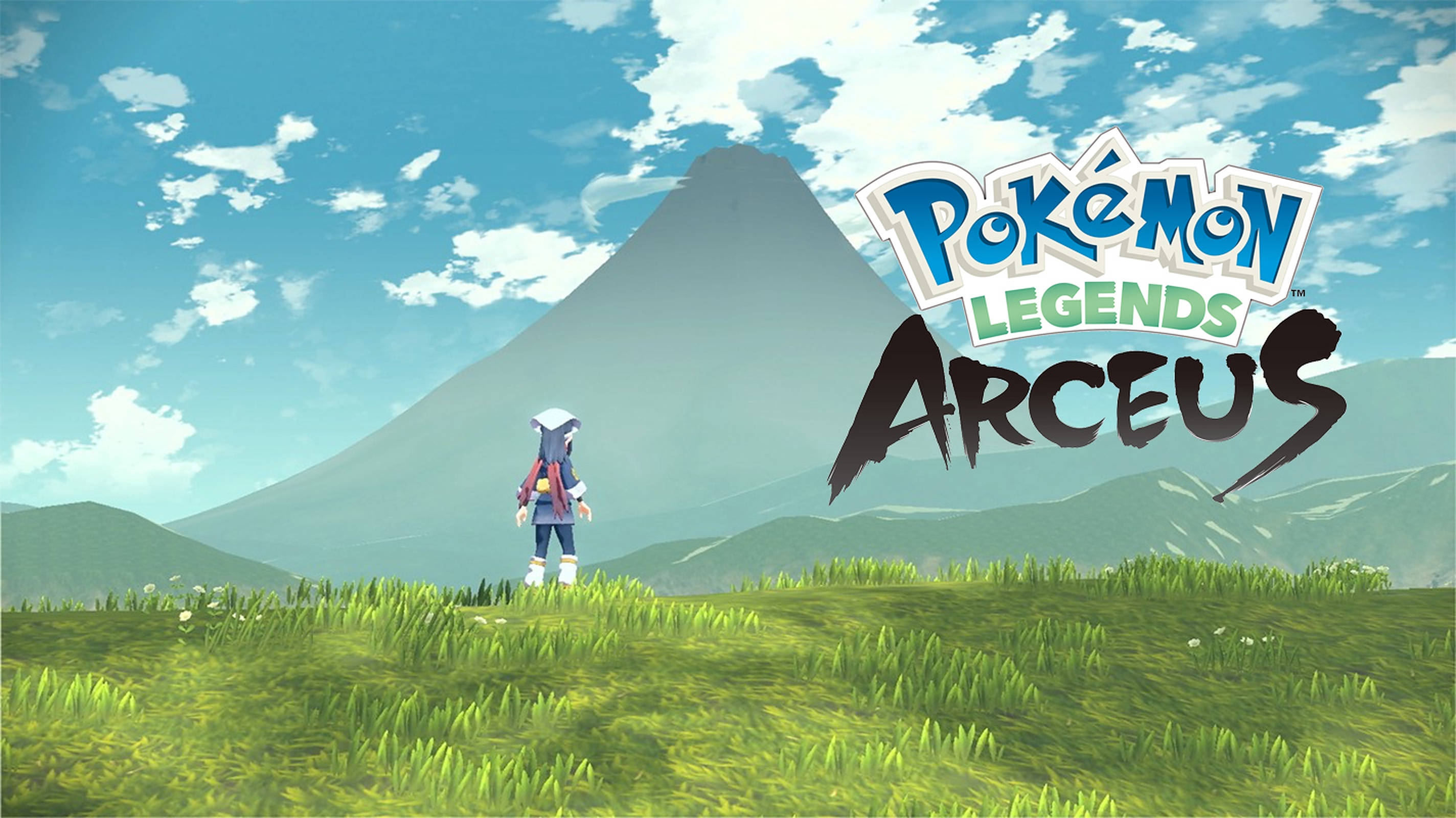 Pokemon Legends Arceus Tanawin ng Bundok Wallpaper