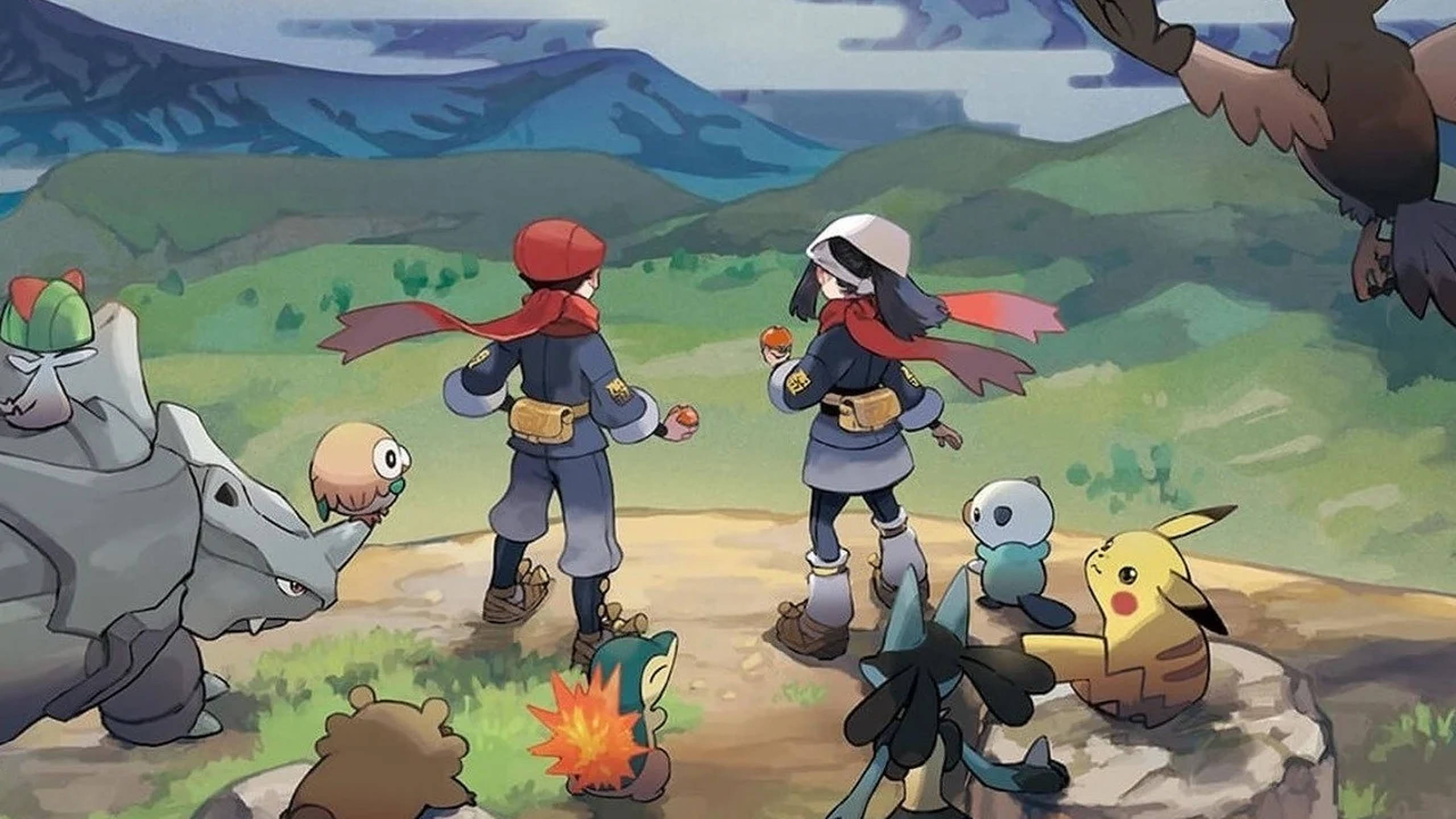 Pokemon Legends Arceus Tuktok ng Bundok Wallpaper