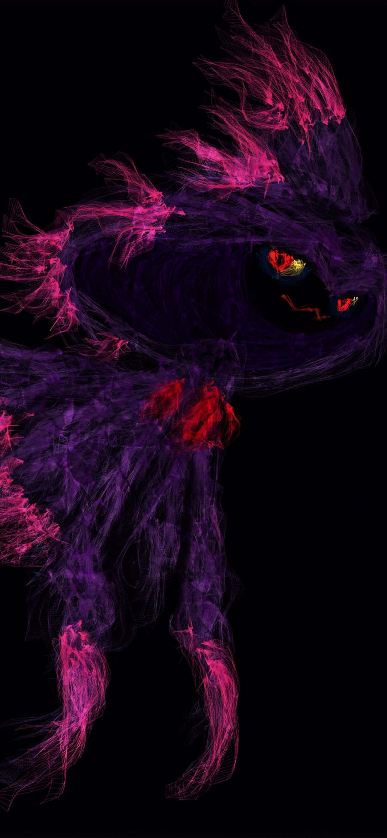Sining ng Pokémon Mismagius na Multo Wallpaper