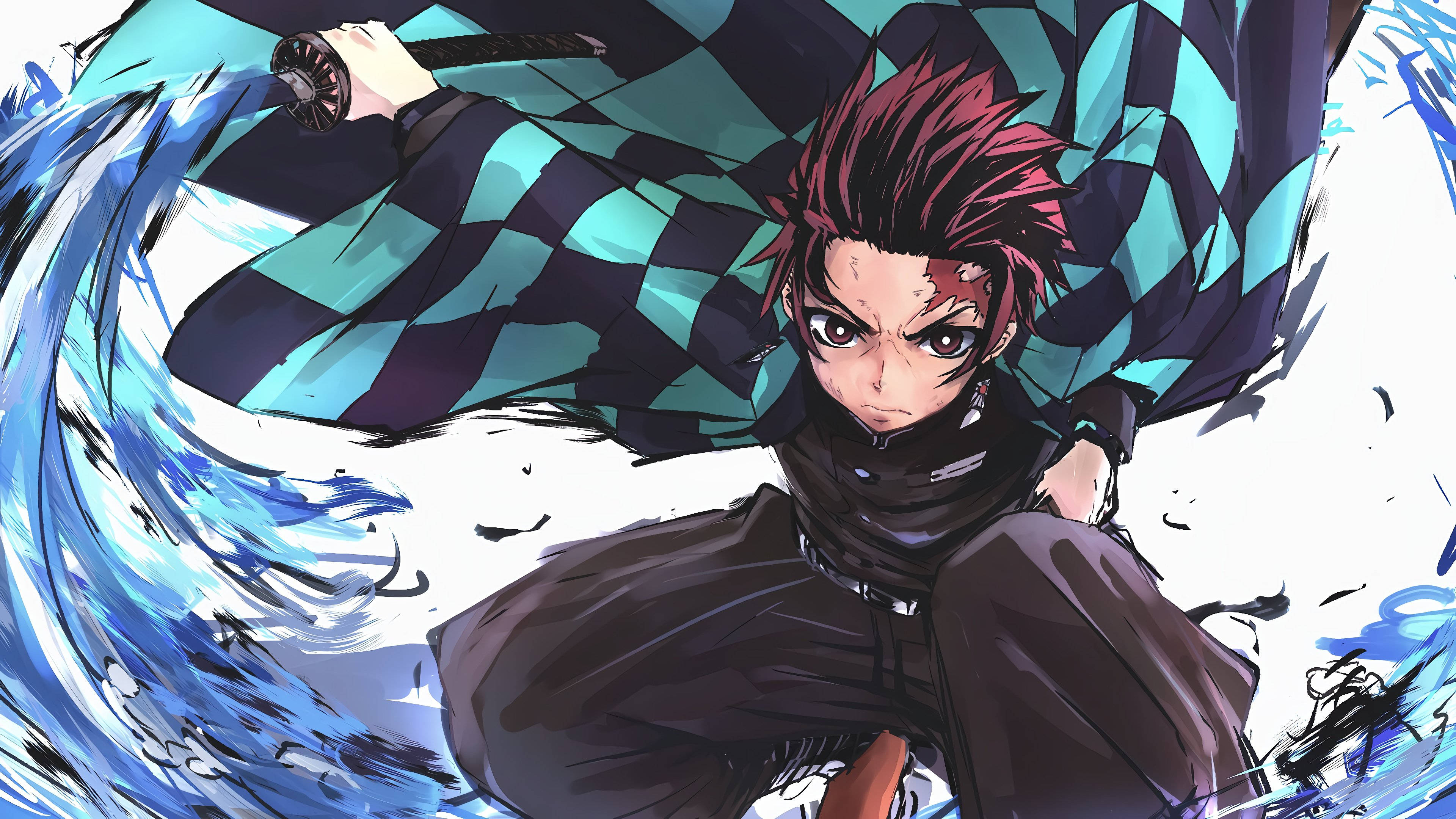 Porma ng Paghinga ni Tanjiro ng Demon Slayer Wallpaper