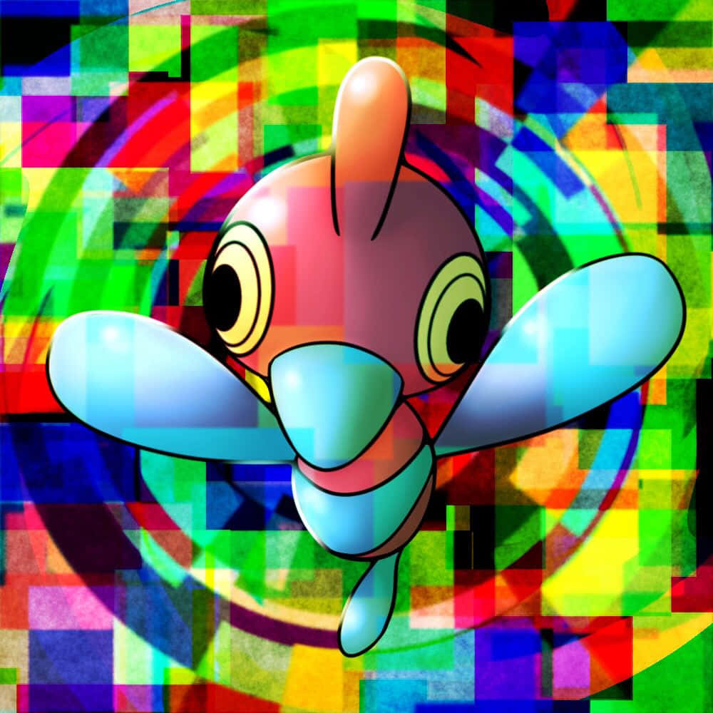 Porygon-Z sa Aktibong Paninindigan ng Labanan Wallpaper