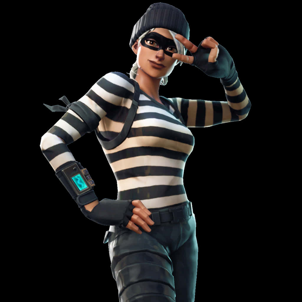 Pose ng Pagpupugay ng Karakter ng Fortnite Wallpaper