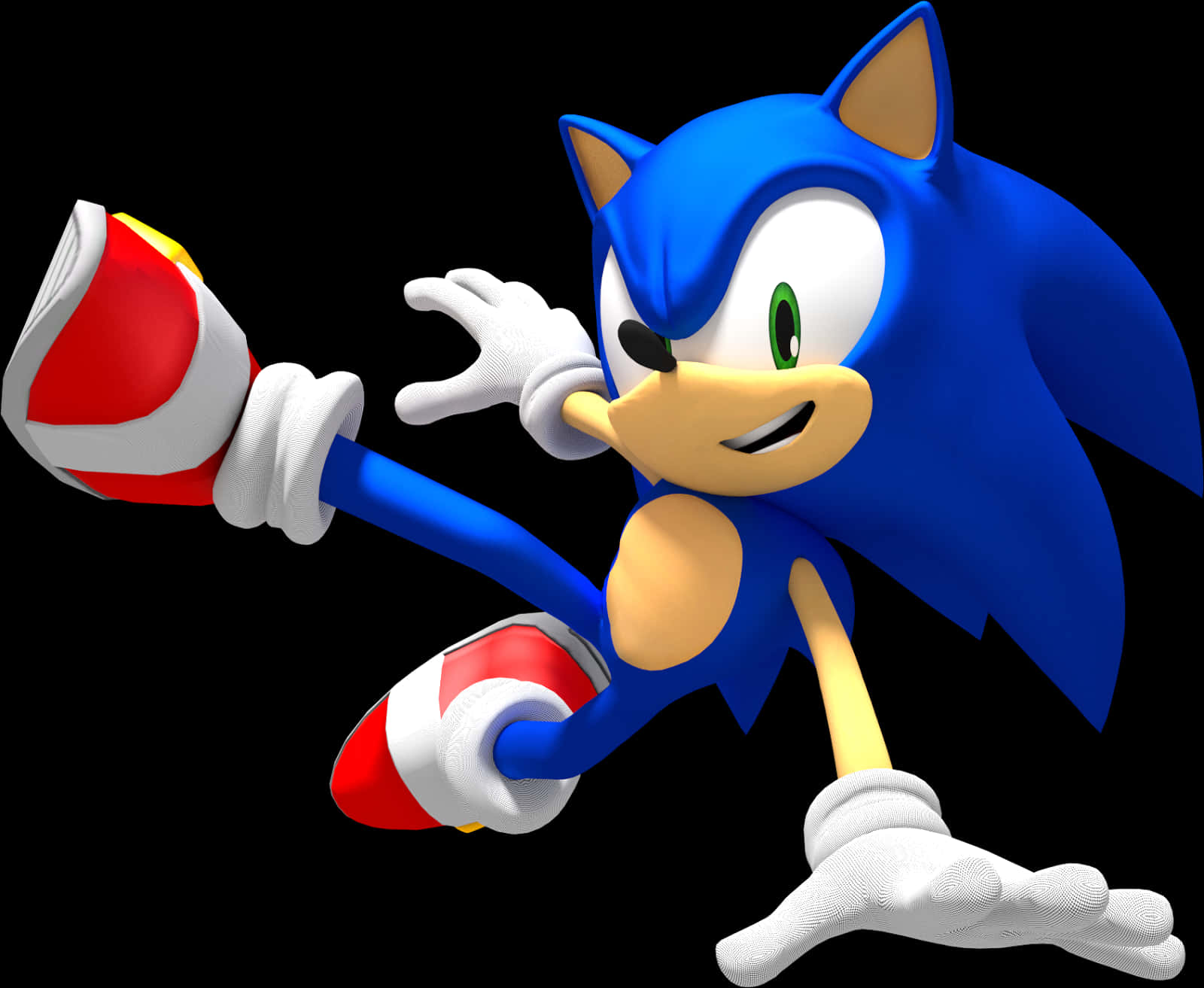 Pose ng Pagtakbo ni Sonic The Hedgehog Wallpaper