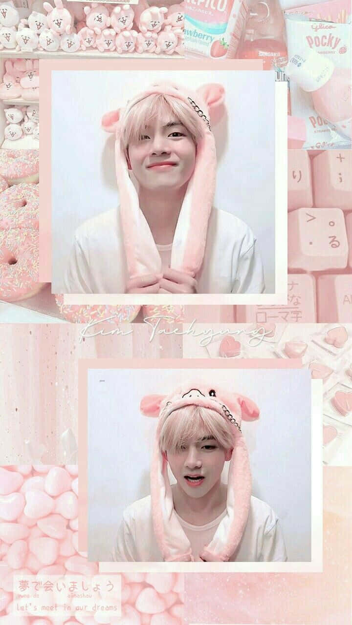 Pose ni BTS V para sa camera Wallpaper