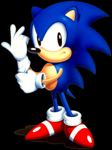 Pose ni Classic Sonic Wallpaper