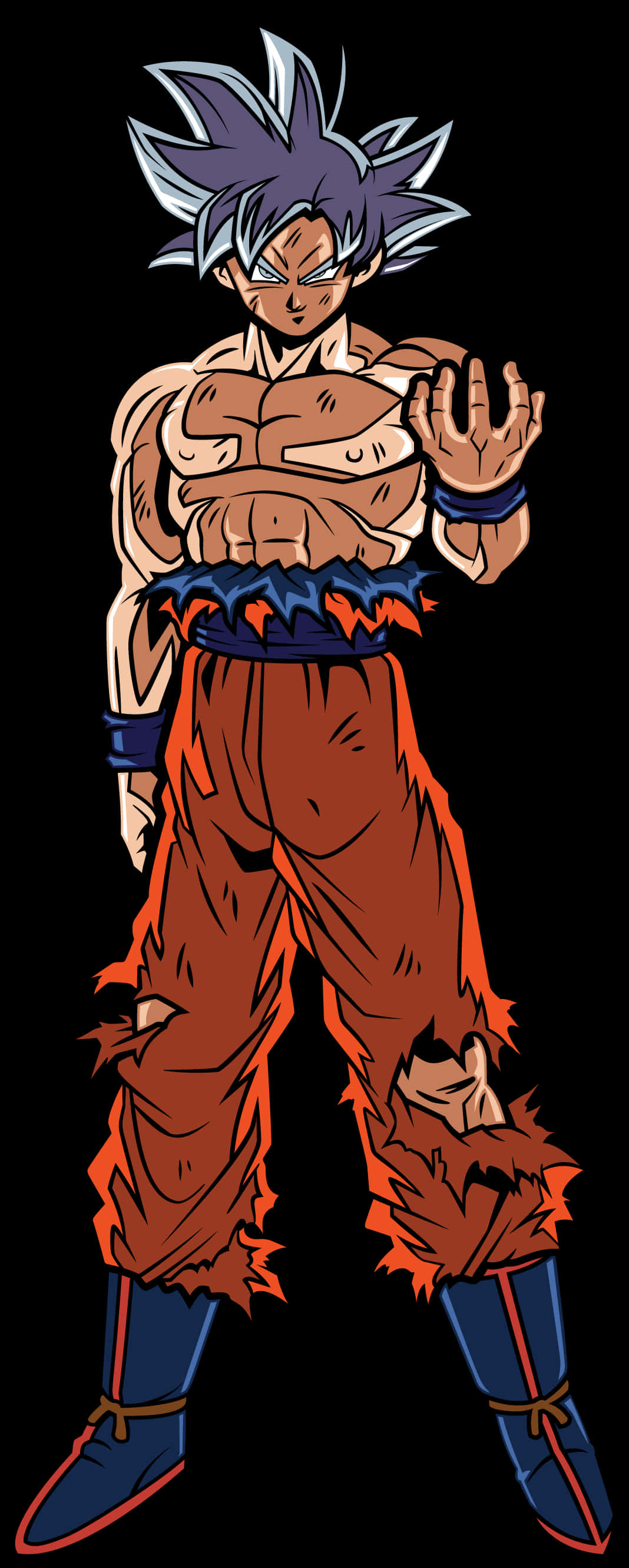 Pose ni Goku na Ultra Instinct Wallpaper