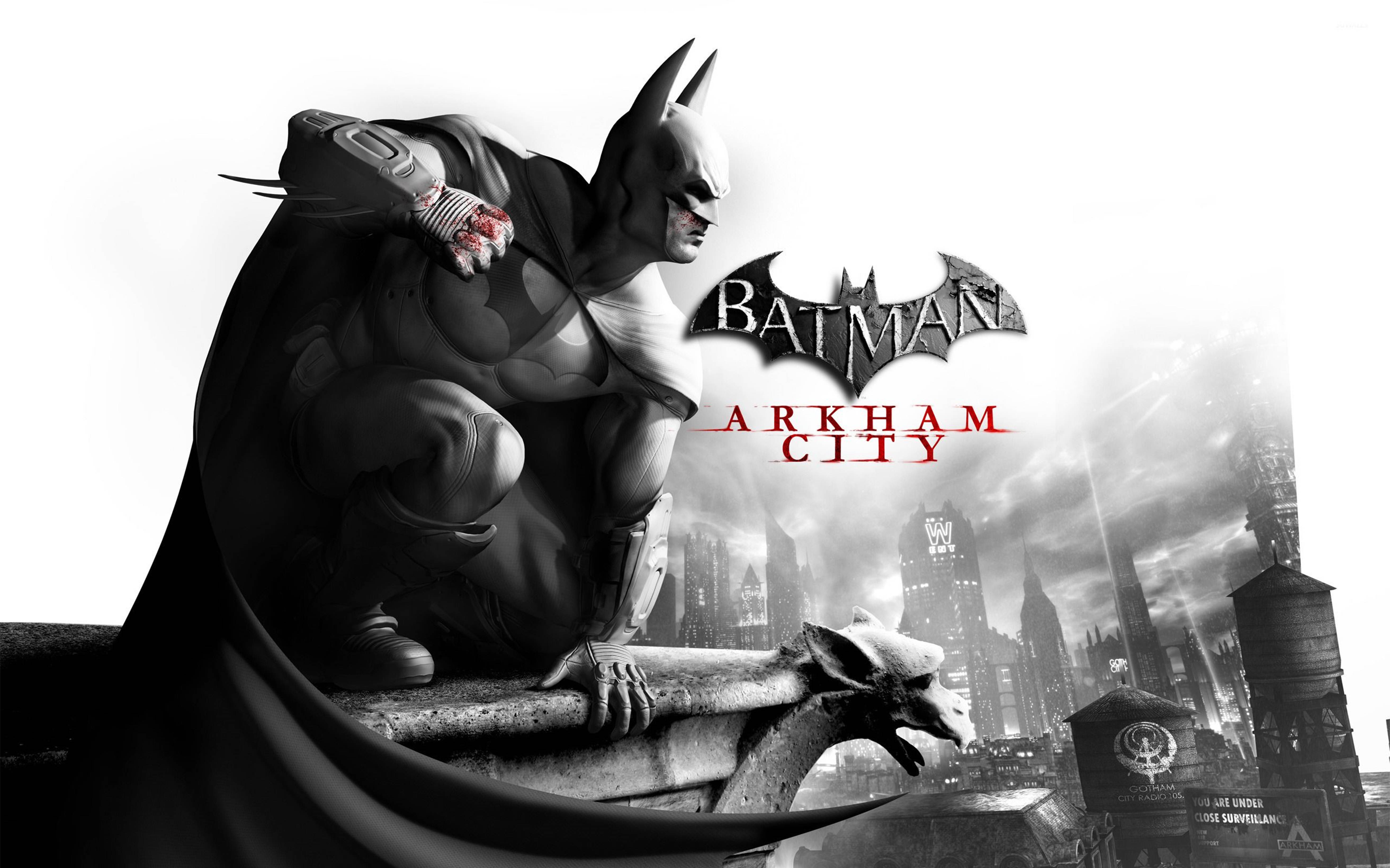 Poster ng Batman Arkham City 4K Wallpaper