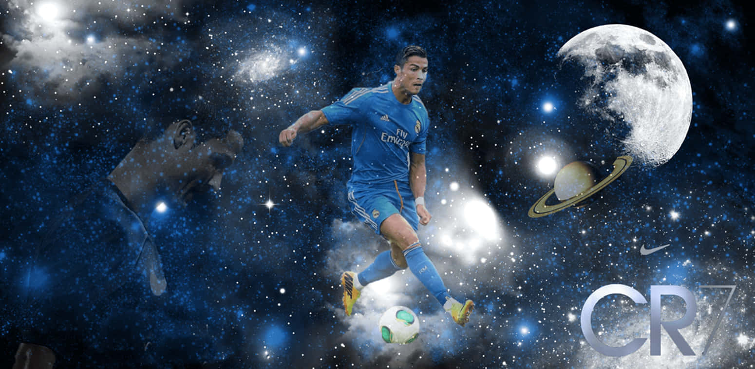 Poster ng Football Galaxy Cristiano Ronaldo Wallpaper