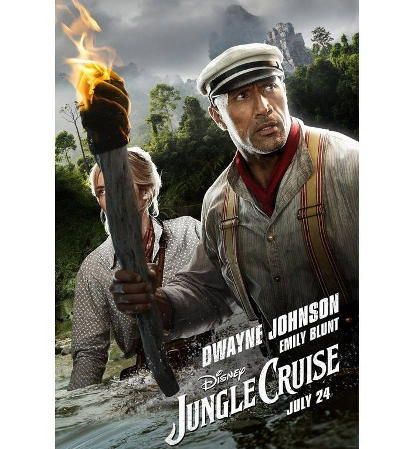 Poster ng Pelikulang Jungle Cruise 2021 Wallpaper