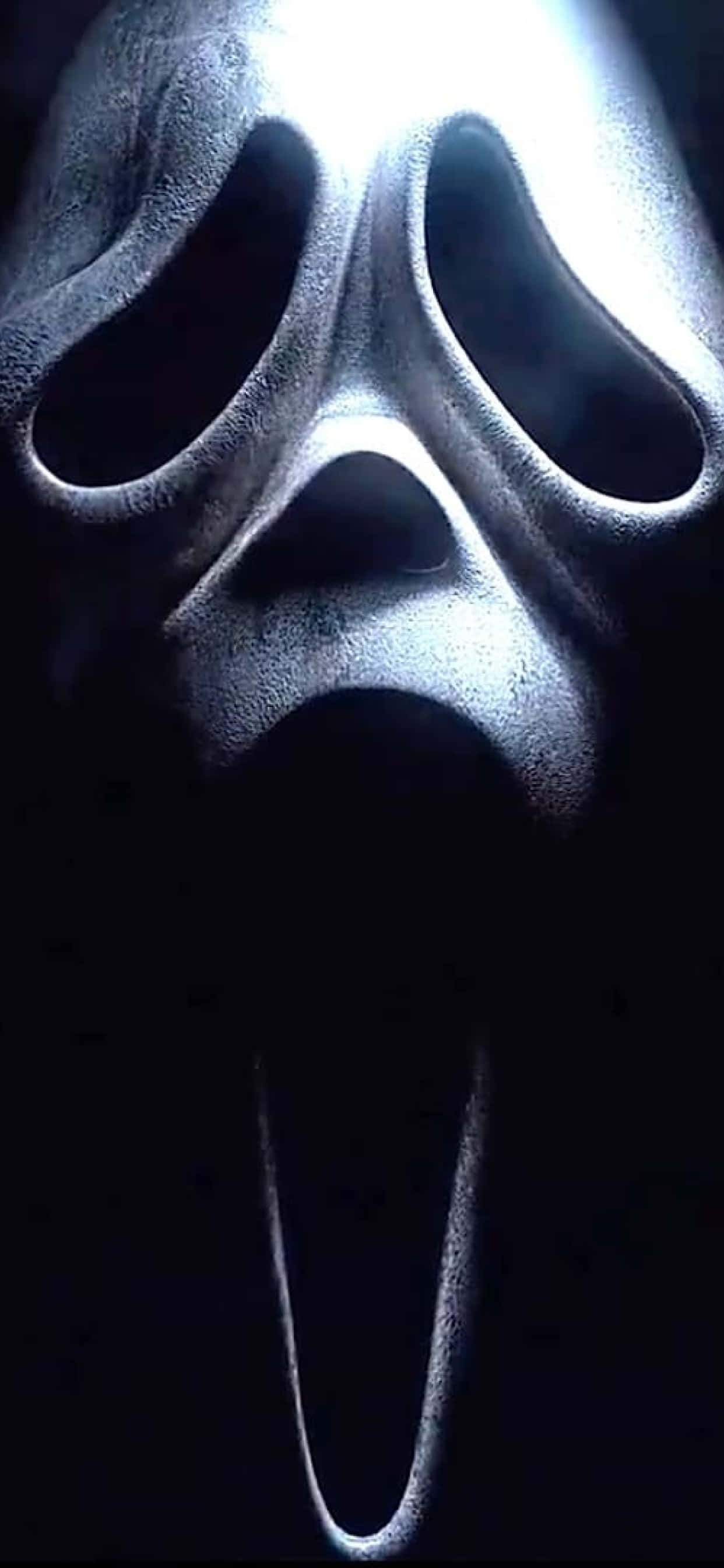 poster ng scream movie na may puting mukha Wallpaper