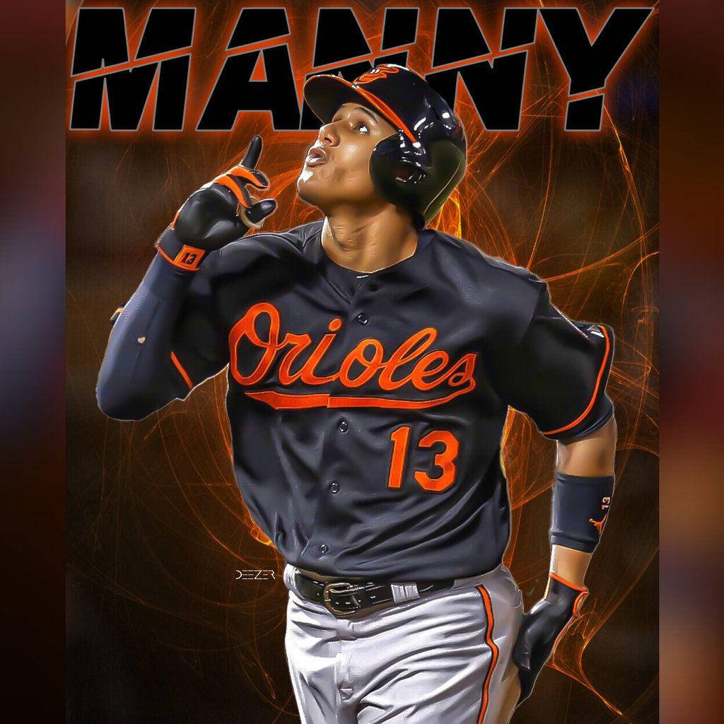 Poster ni Manny Machado ng Orioles Wallpaper