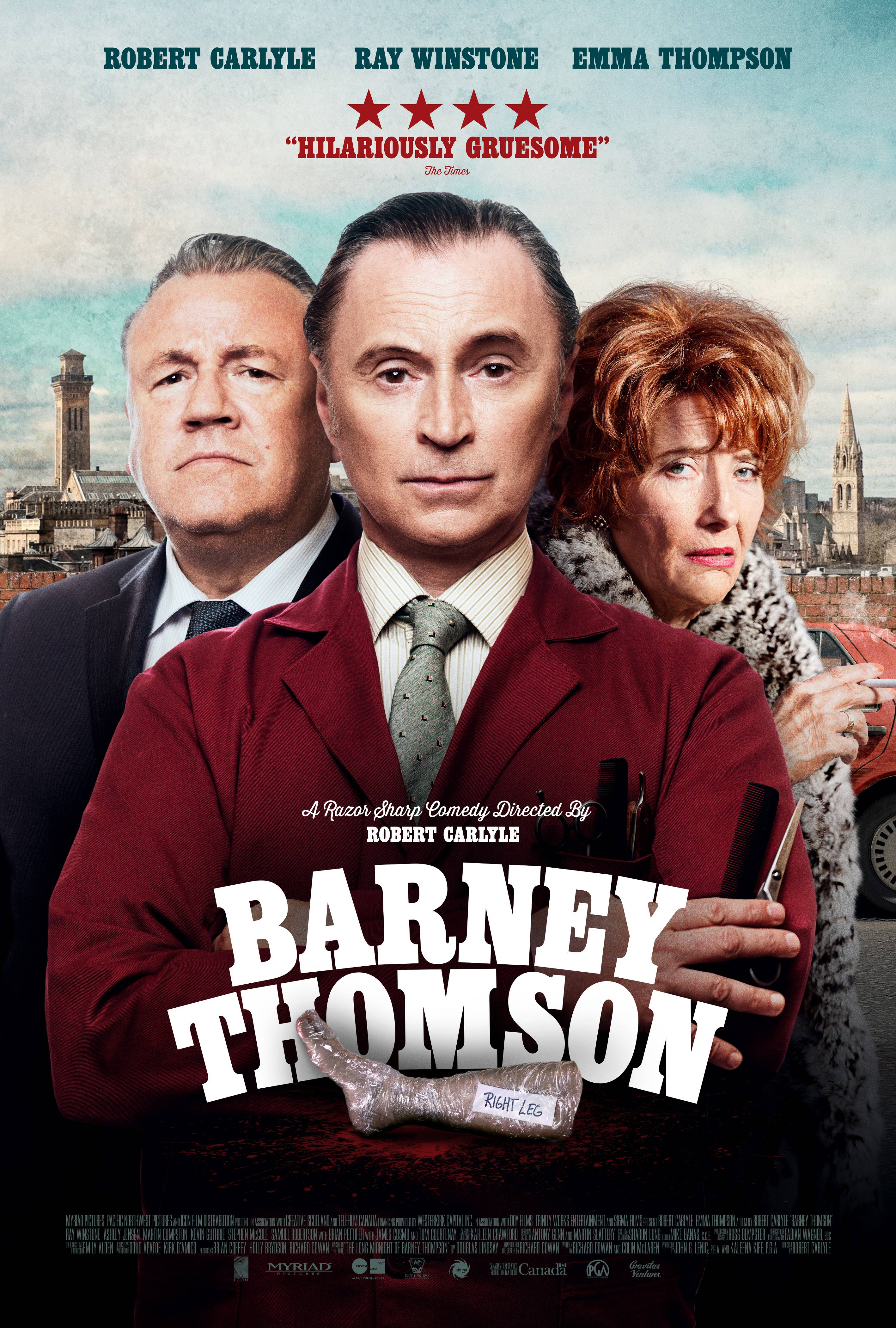 Poster ni Robert Carlyle para sa Barney Thomson Wallpaper
